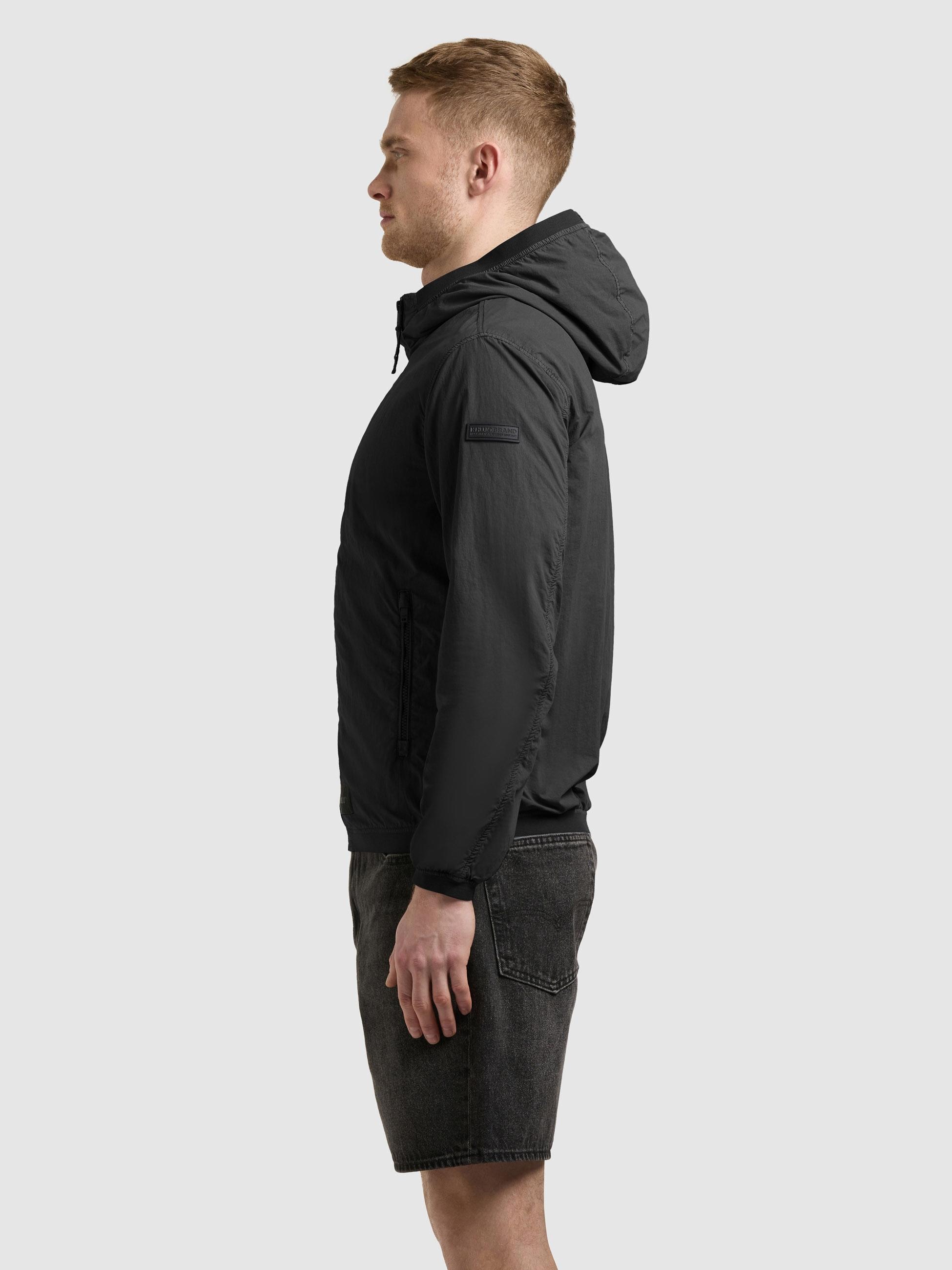 khujo Funktionsjacke »Übergangsjacke Derf« mit Kapuze leichte Übergangsjacke mit Kapuze