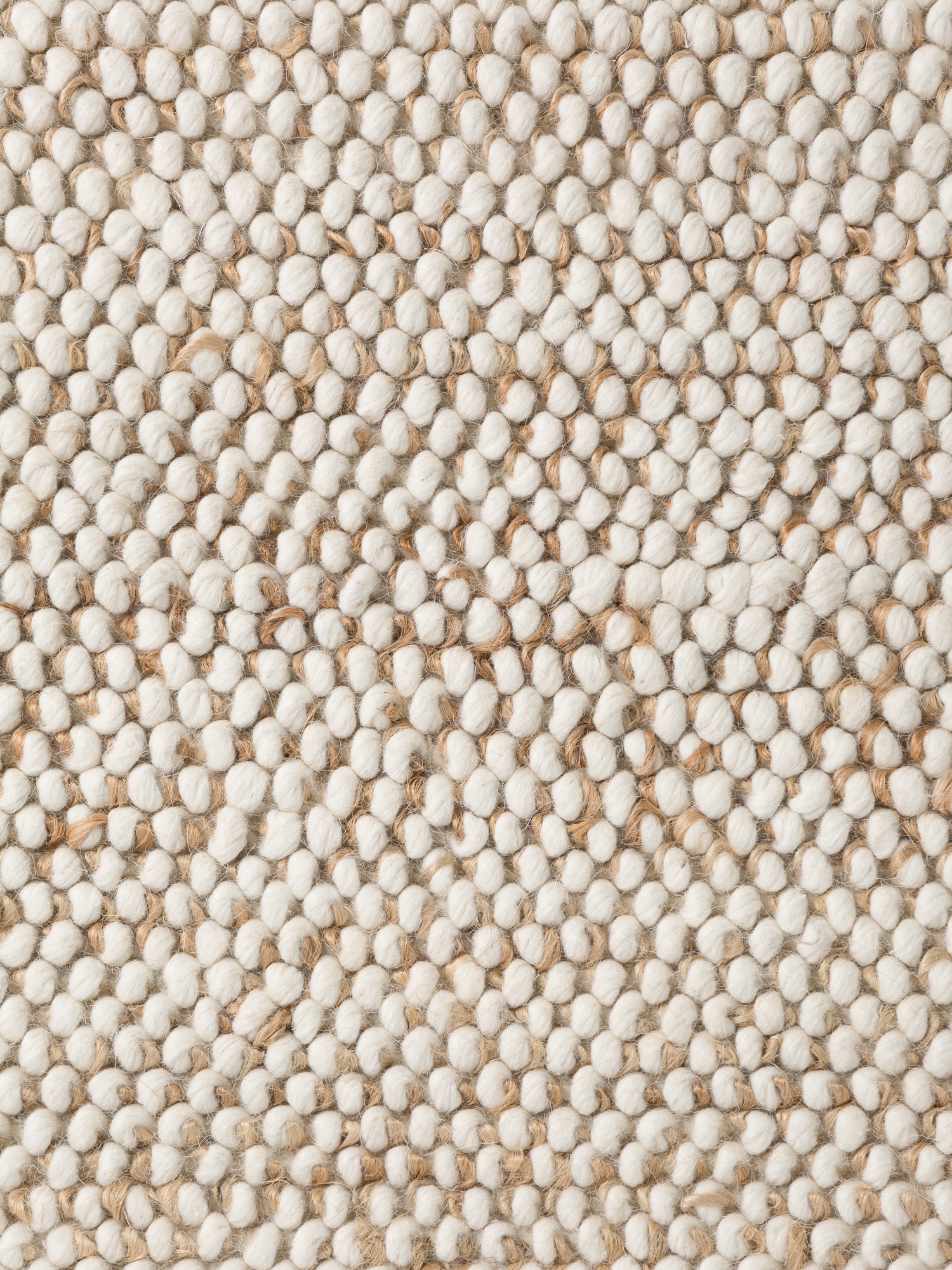 Villeroy & Boch Teppich »Peas« rechteckig 18 mm Höhe Handgewebt, Bouclé, Wolle, Jute, Natur, Läufer, Wohnzimmer, Skandi