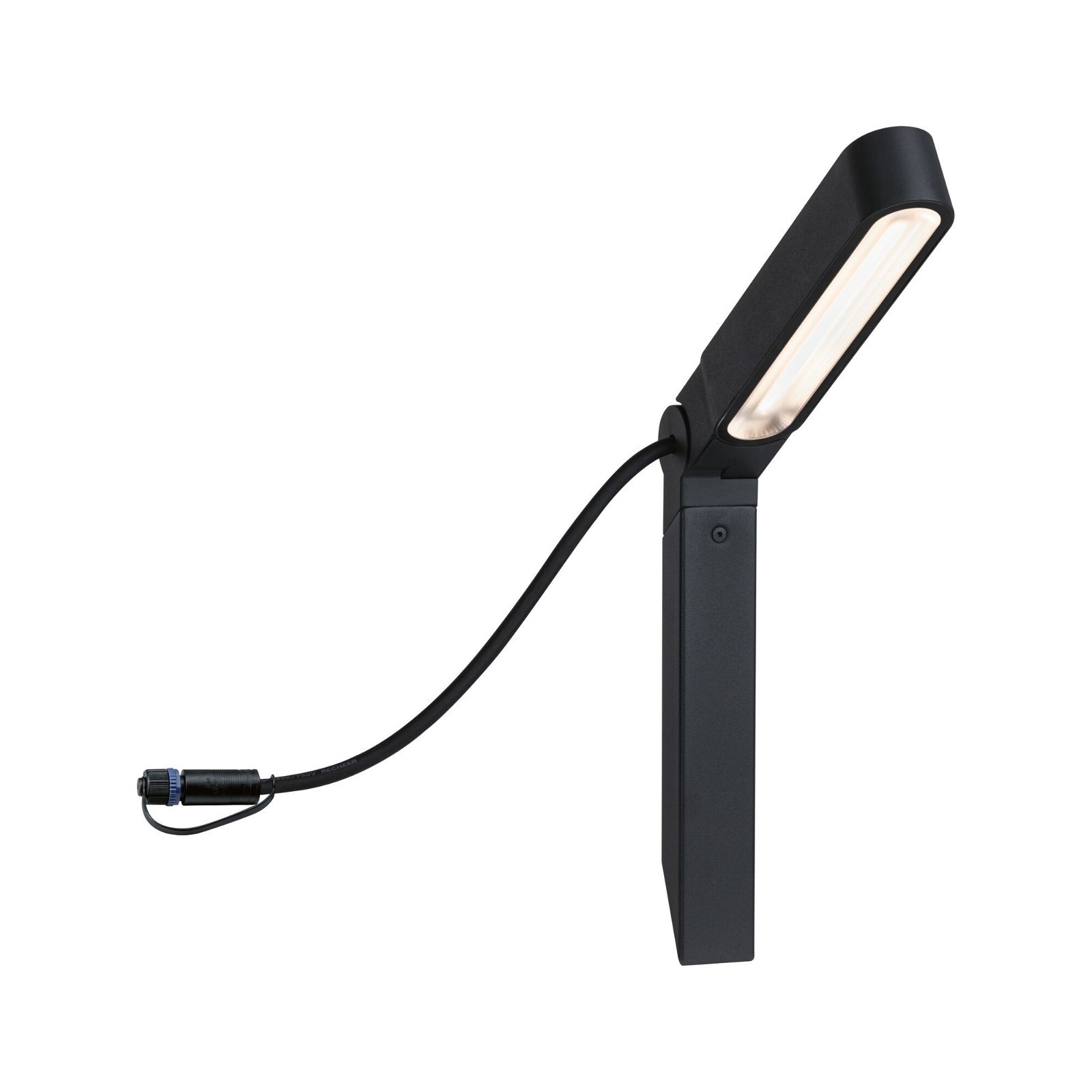 Paulmann LED Gartenstrahler »Plug & Shine Ito Einzelspot Vertikale Ausrichtung 3000K 6W Anthrazit«, 1 flammig, IP65