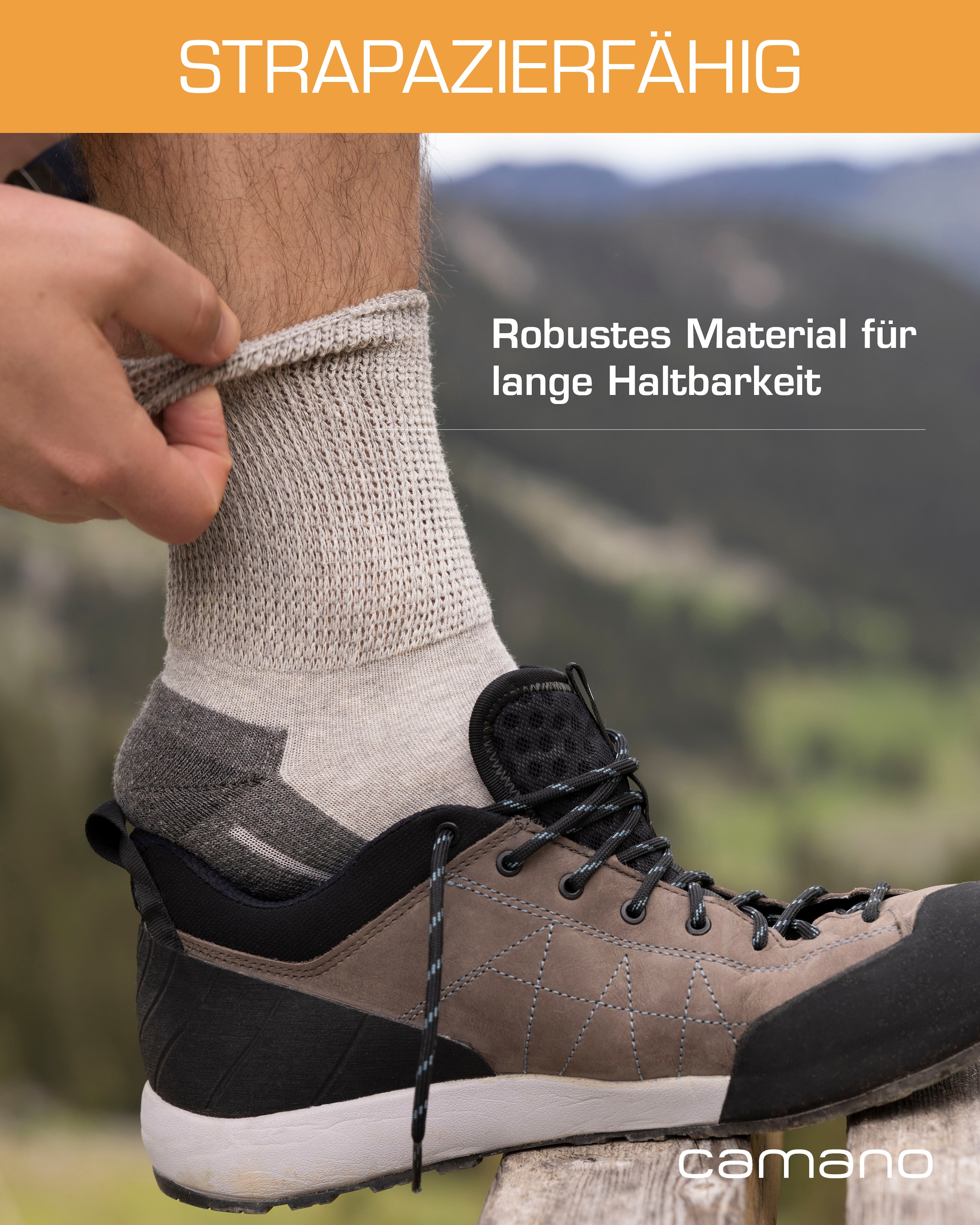 Camano Socken »function« 4 Stk. tlg. perfekte Feuchtigkeitsregulation