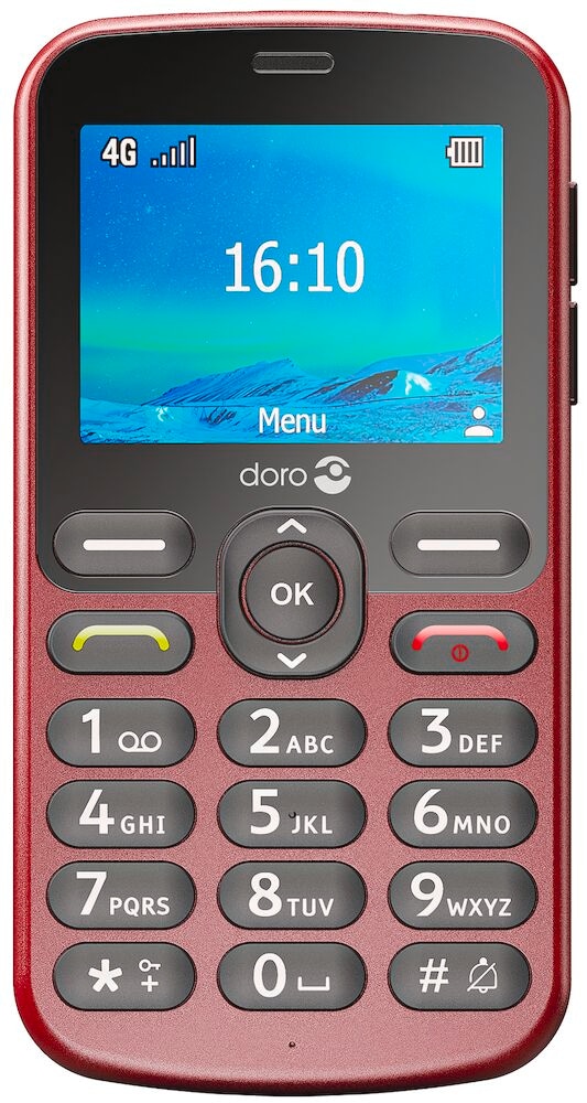 Doro Handy »1880 (ohne Netzteil)«, Rot