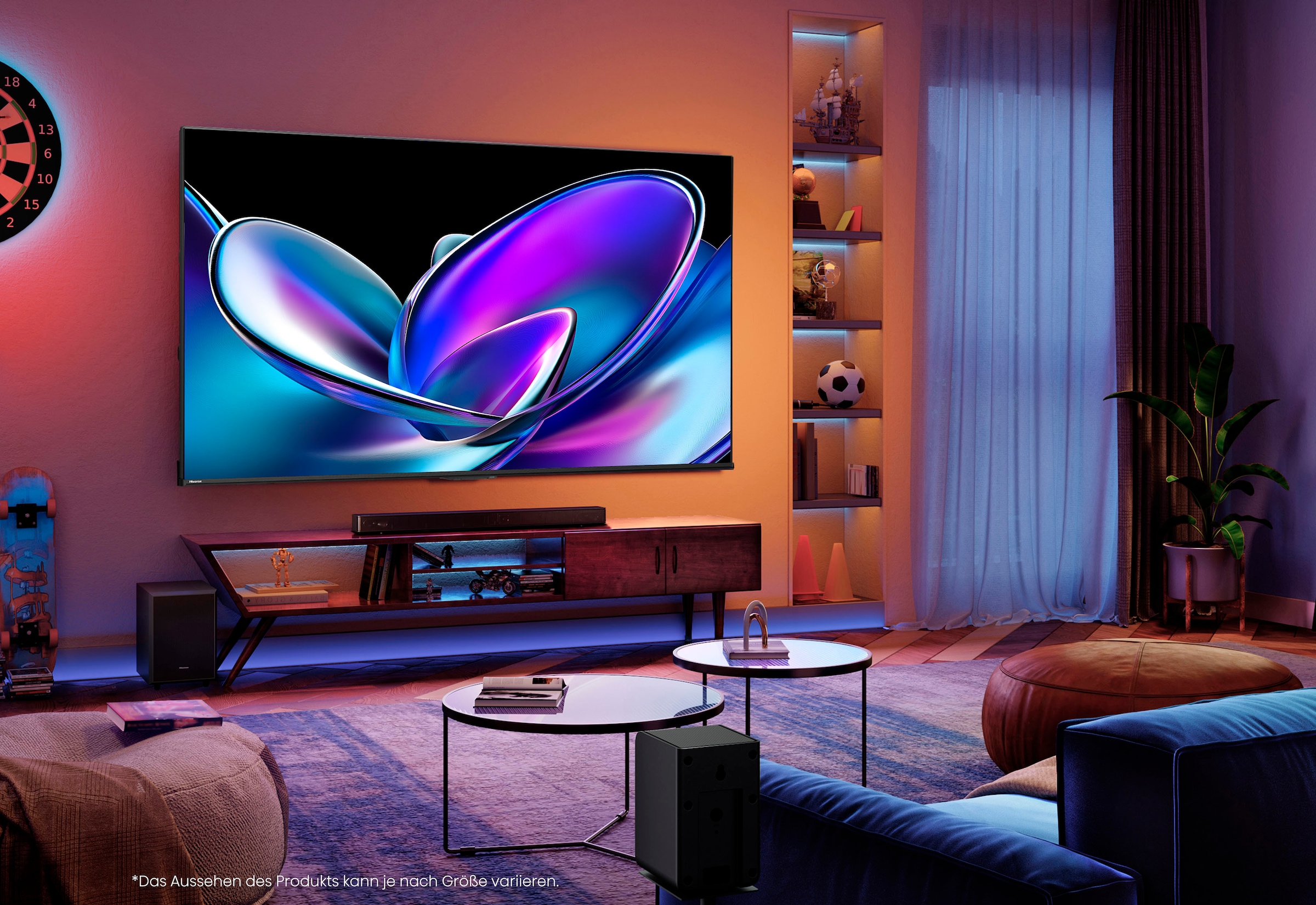 Hisense QLED-Fernseher »43E77Q PRO«, 4K Ultra HD, Smart-TV, 4K UHD QLED