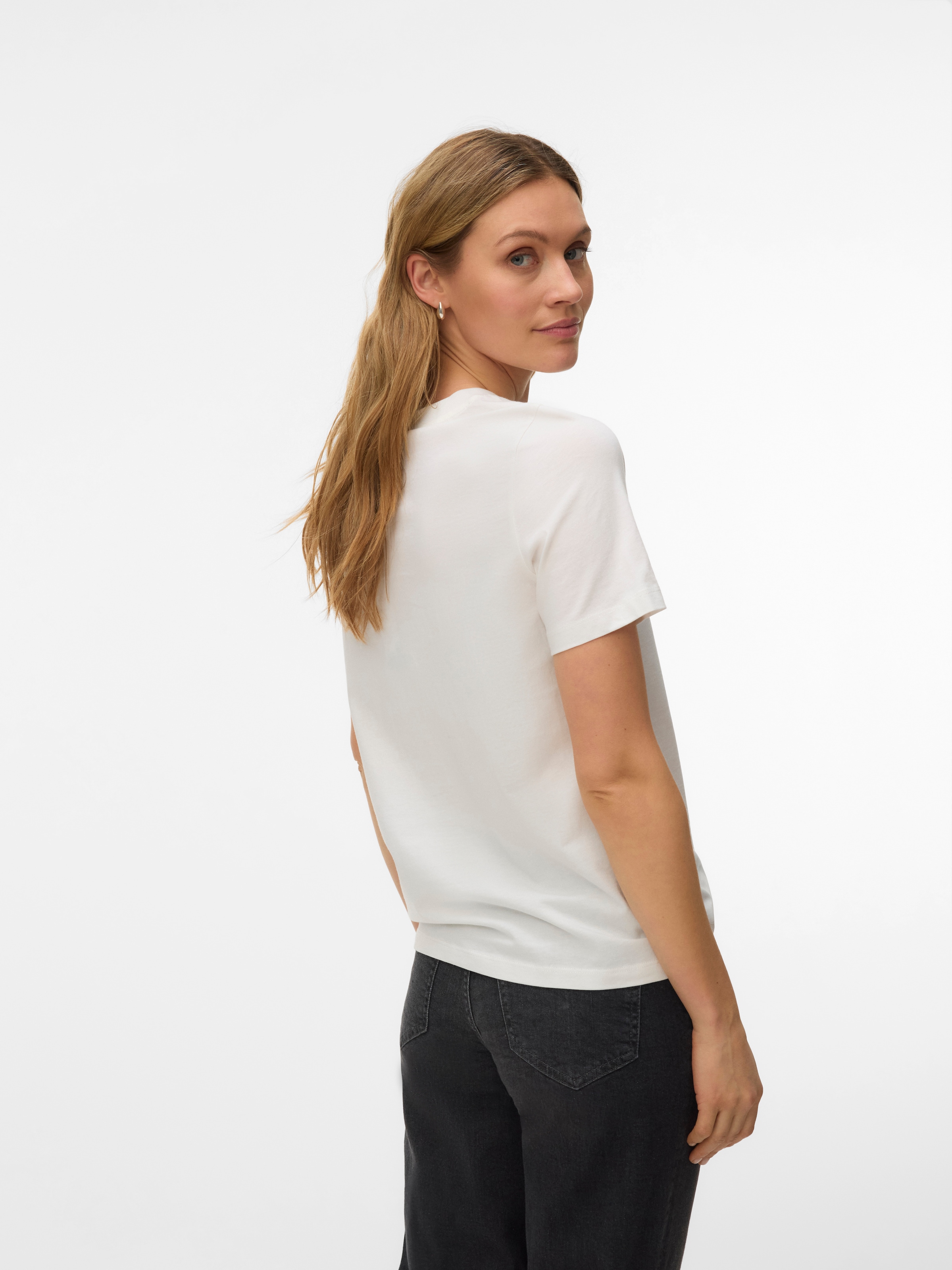 Vero Moda Kurzarmshirt »VMULLA PAULINA SS TOP BOX JRS« mit Print