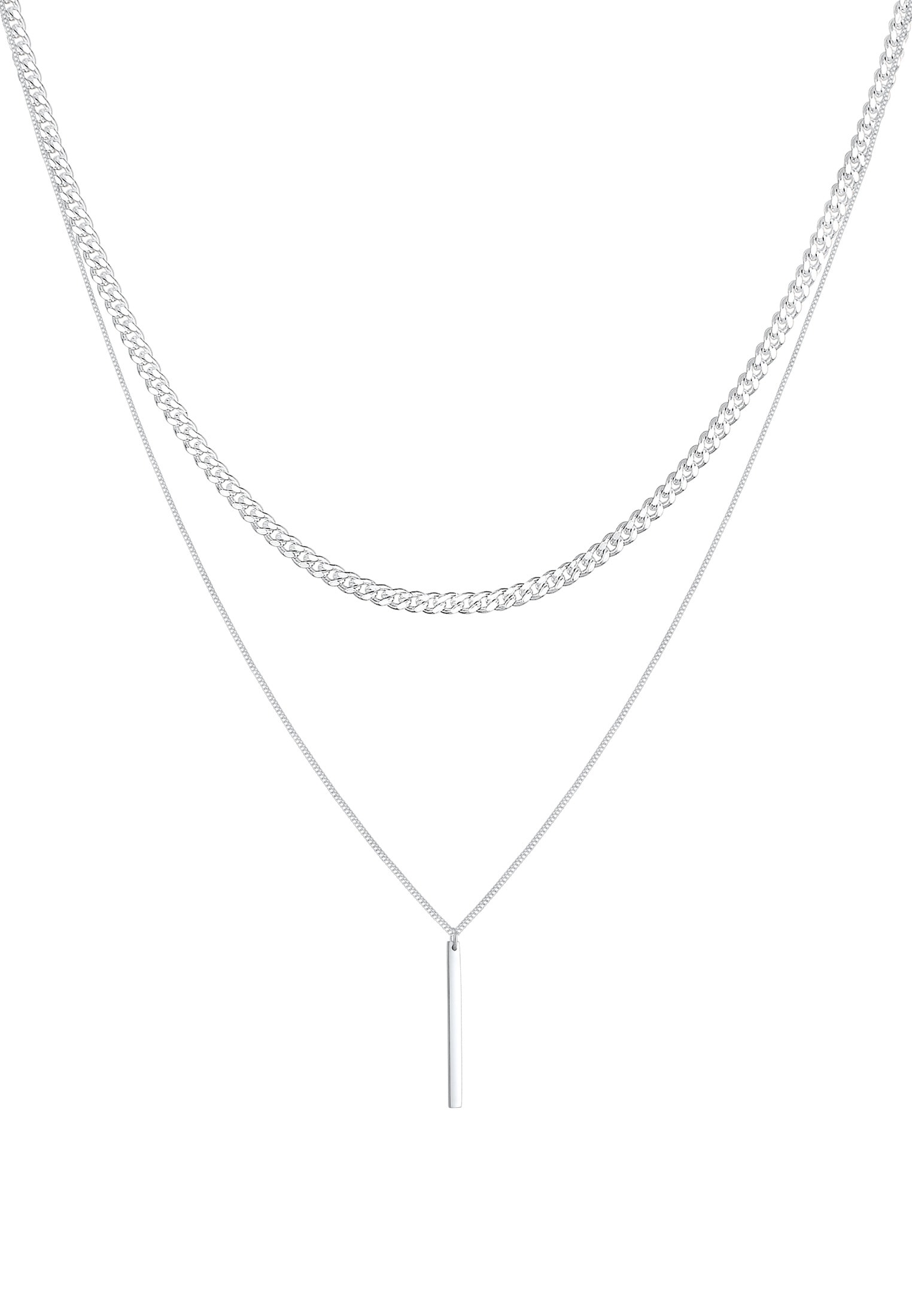 Elli Premium Silberkette »Halskette Halskette Layer 925 Sterling Silver«