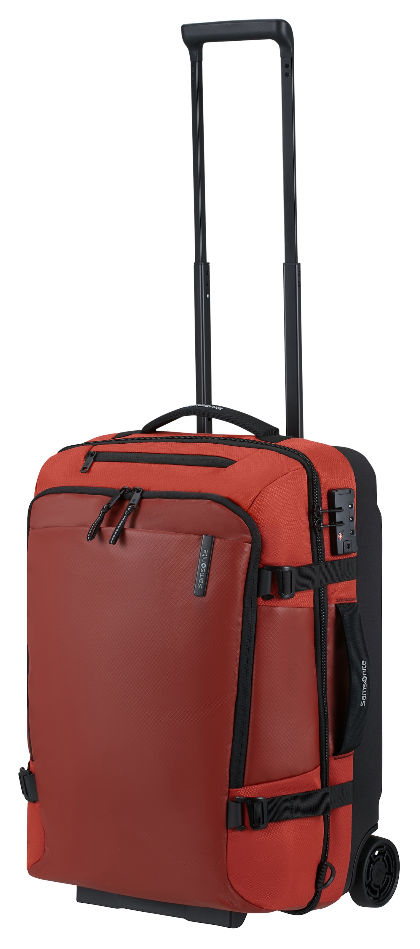 Samsonite Reisetasche »ARMOX, 55 cm« Duffle mit Rollen TSA-Schloss Packgurte Trolley-Gestänge