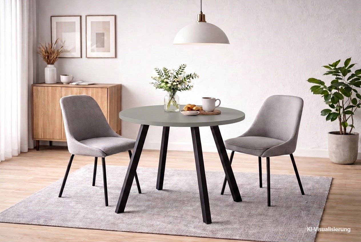 Mäusbacher Bistrotisch »Big Bistro Metall« Runde Platte  Ø 70 cm H 75 cm