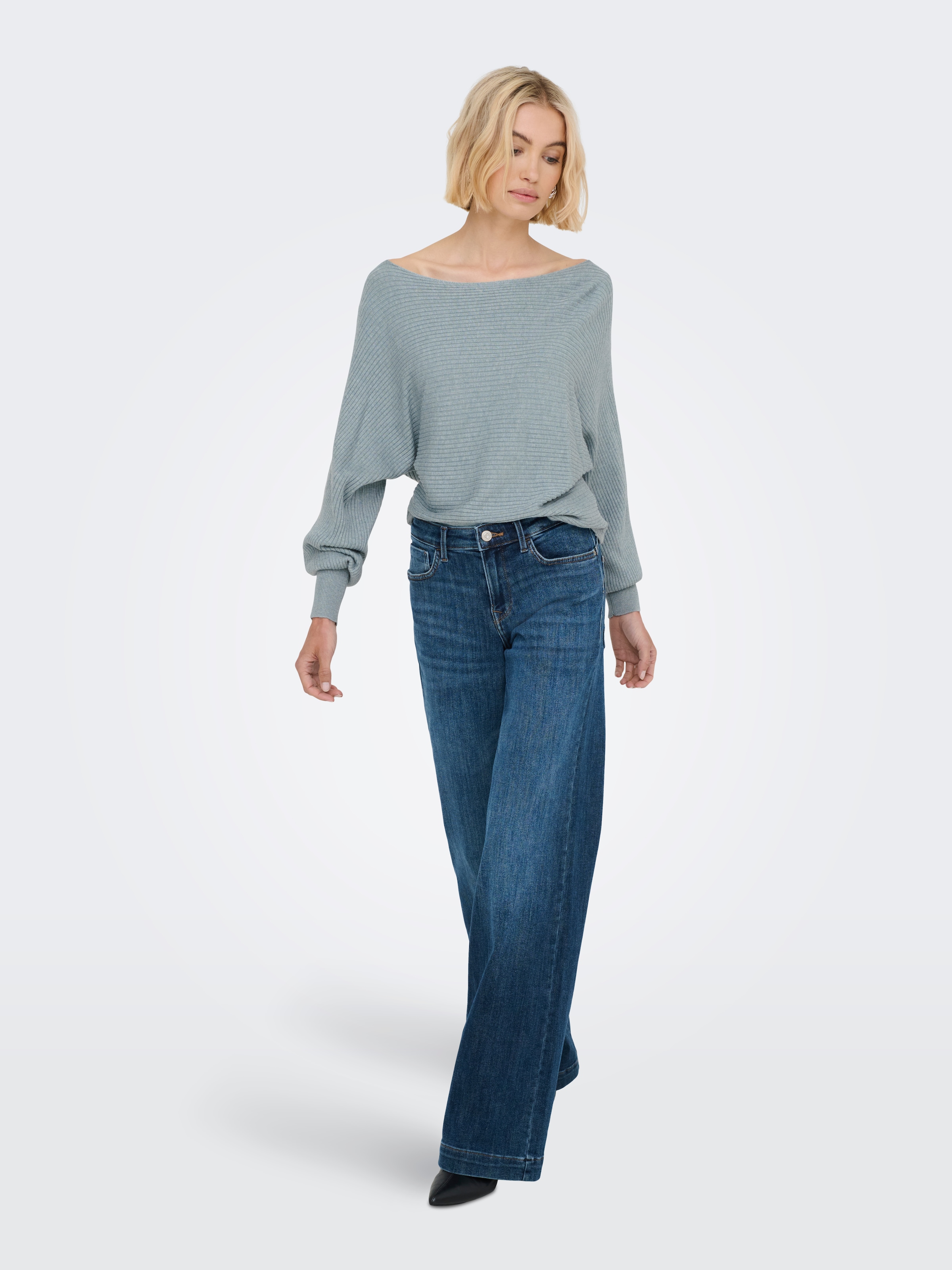 ONLY Strickpullover »ONLADALINE L/S SHORT PULLO KNT NOOS« Viskosemischung, regular fit