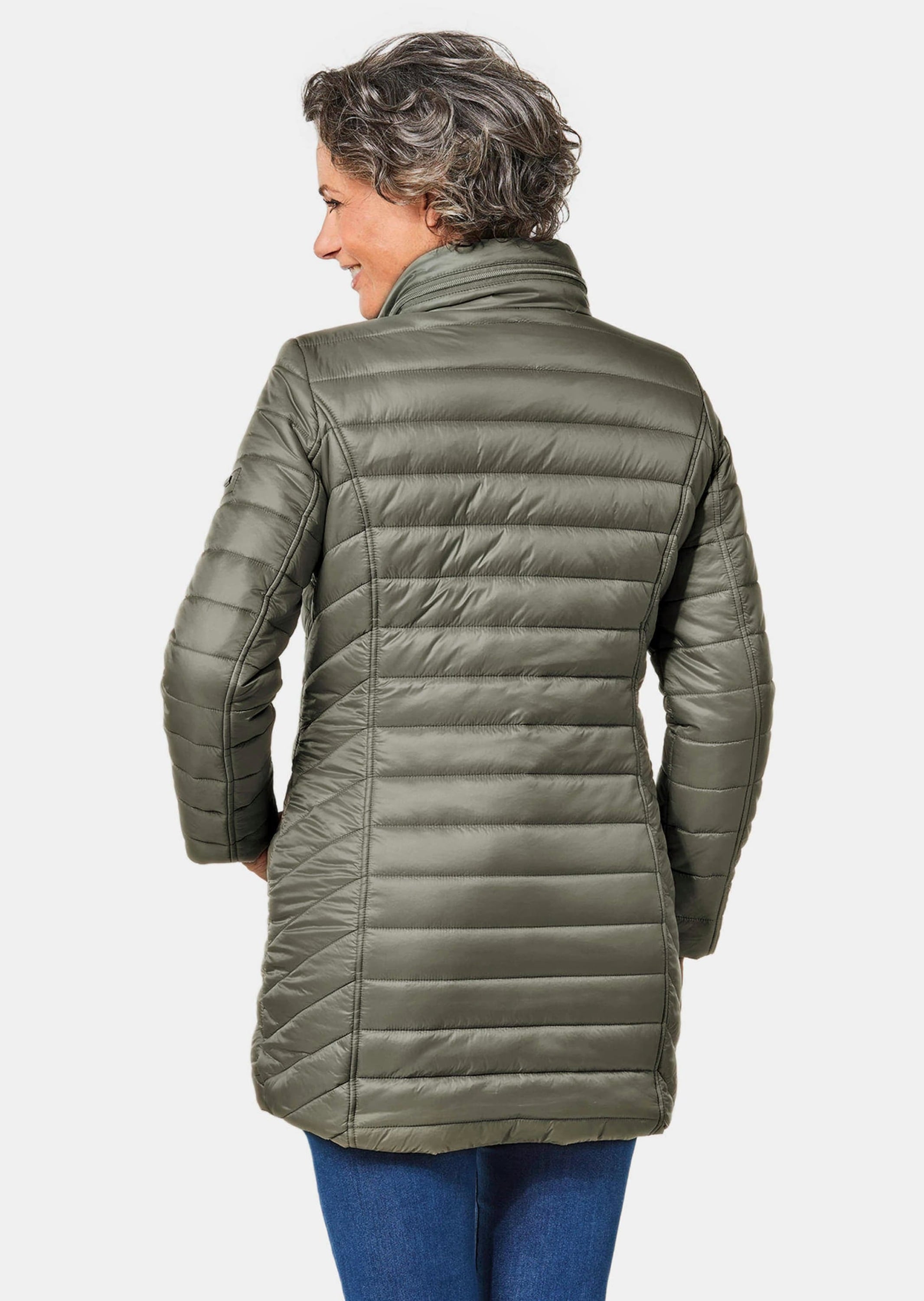 GOLDNER Kurzjacke »Kurzgröße Figurschmeichelnde, leichte Longsteppjacke«