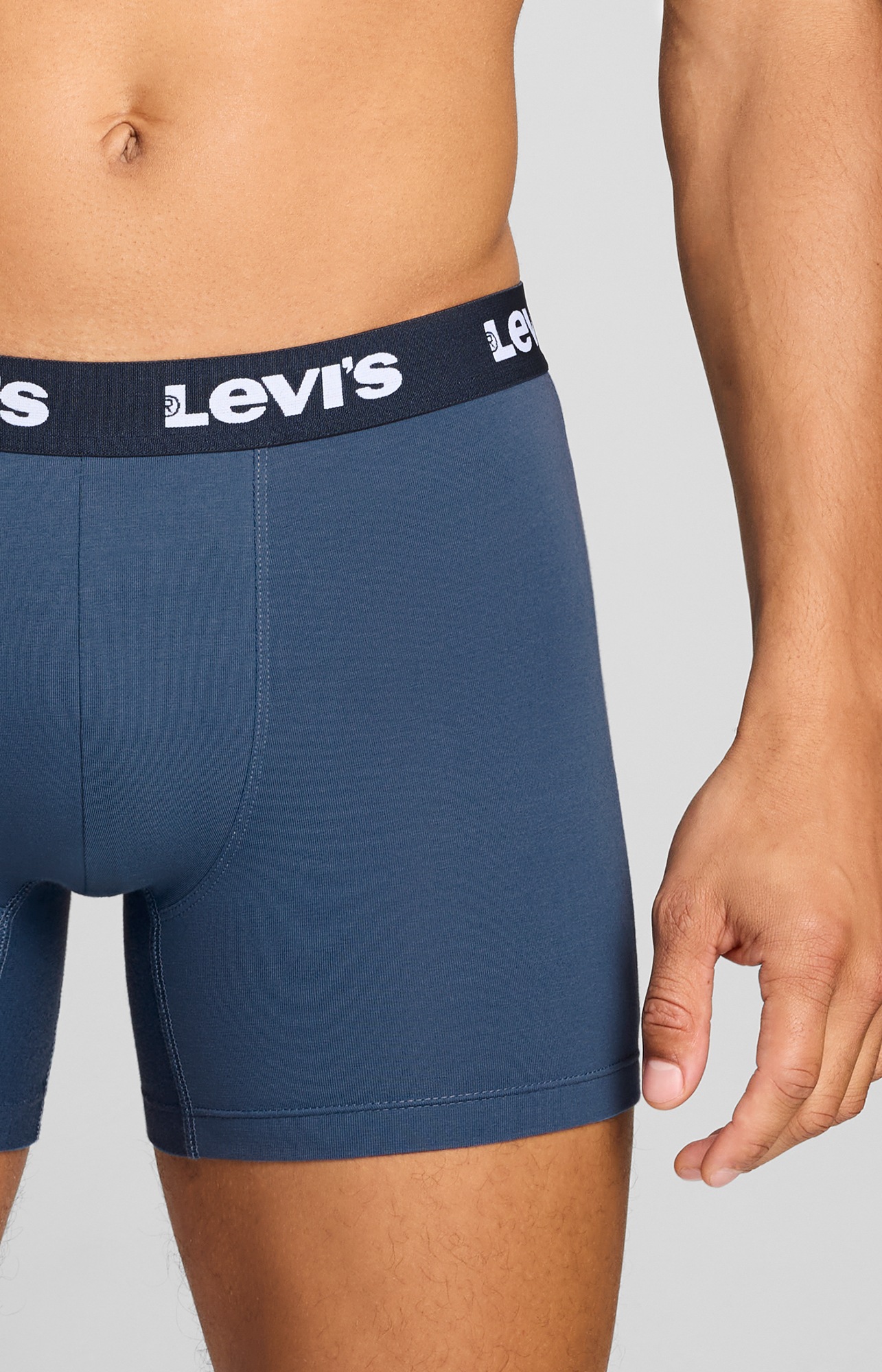 Levi's® Boxershorts »LEVIS MEN REPEAT LOGO BOXER BRIEF« 2er Pack,  ohne Eingriff, Logobund, elastisch