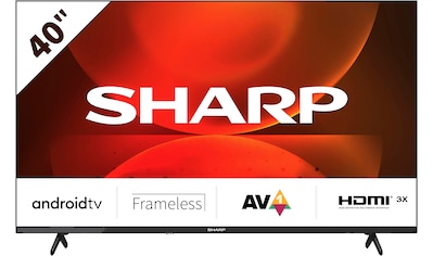 LED-Fernseher »SHARP 40FH2EA Full HD Frameless Android TV 101cm (40 Zoll), 3X HDMI«,...
