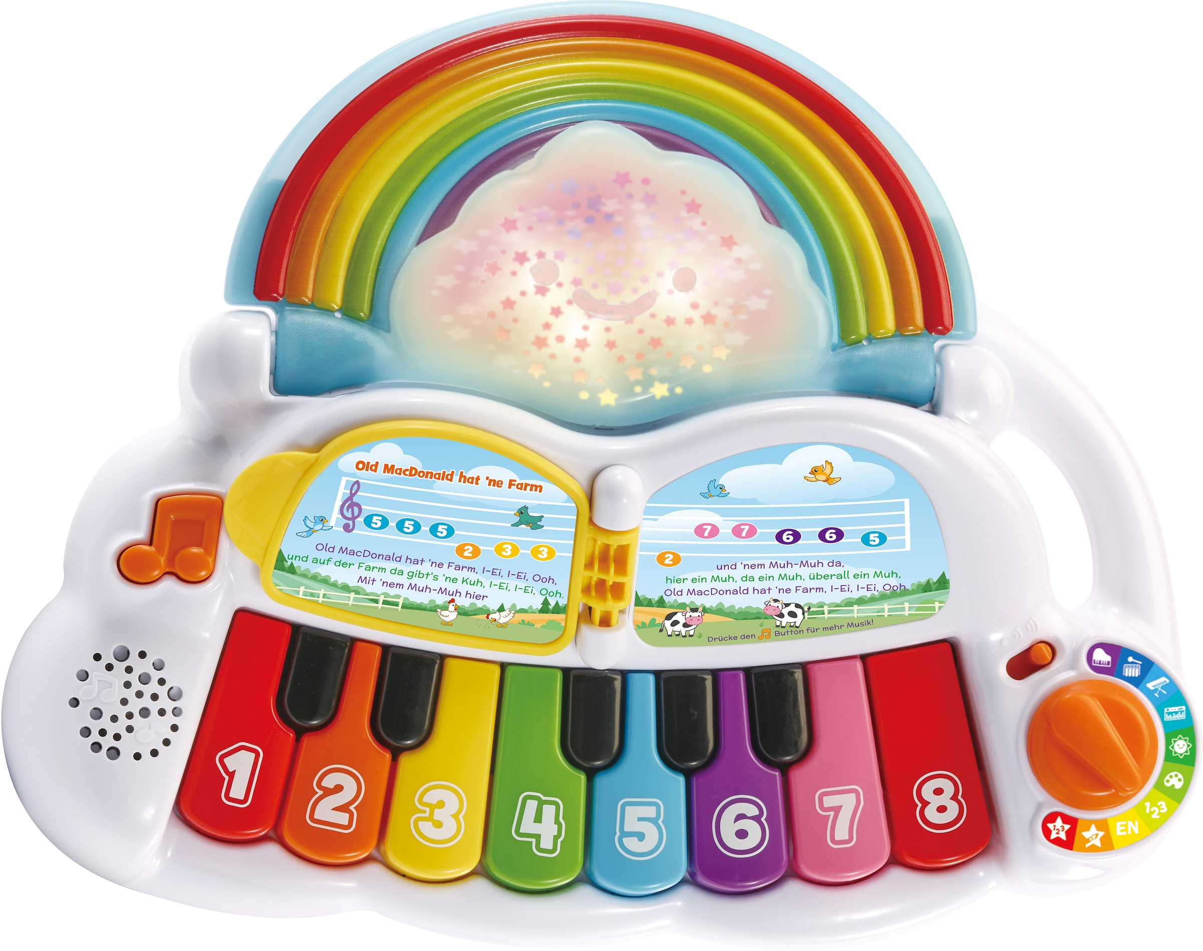 Spielzeug-Musikinstrument »VTechBaby, Babys Regenbogen-Keyboard«