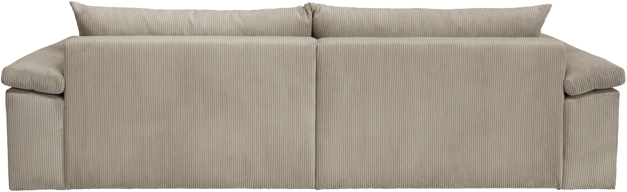 OTTO home Ecksofa »Soft&Cosy Pik XXL, L-Form, B: 303 cm, Mega Sofa in Cord« Lounge-Komfort mit edler Sitzsteppung, Federkern