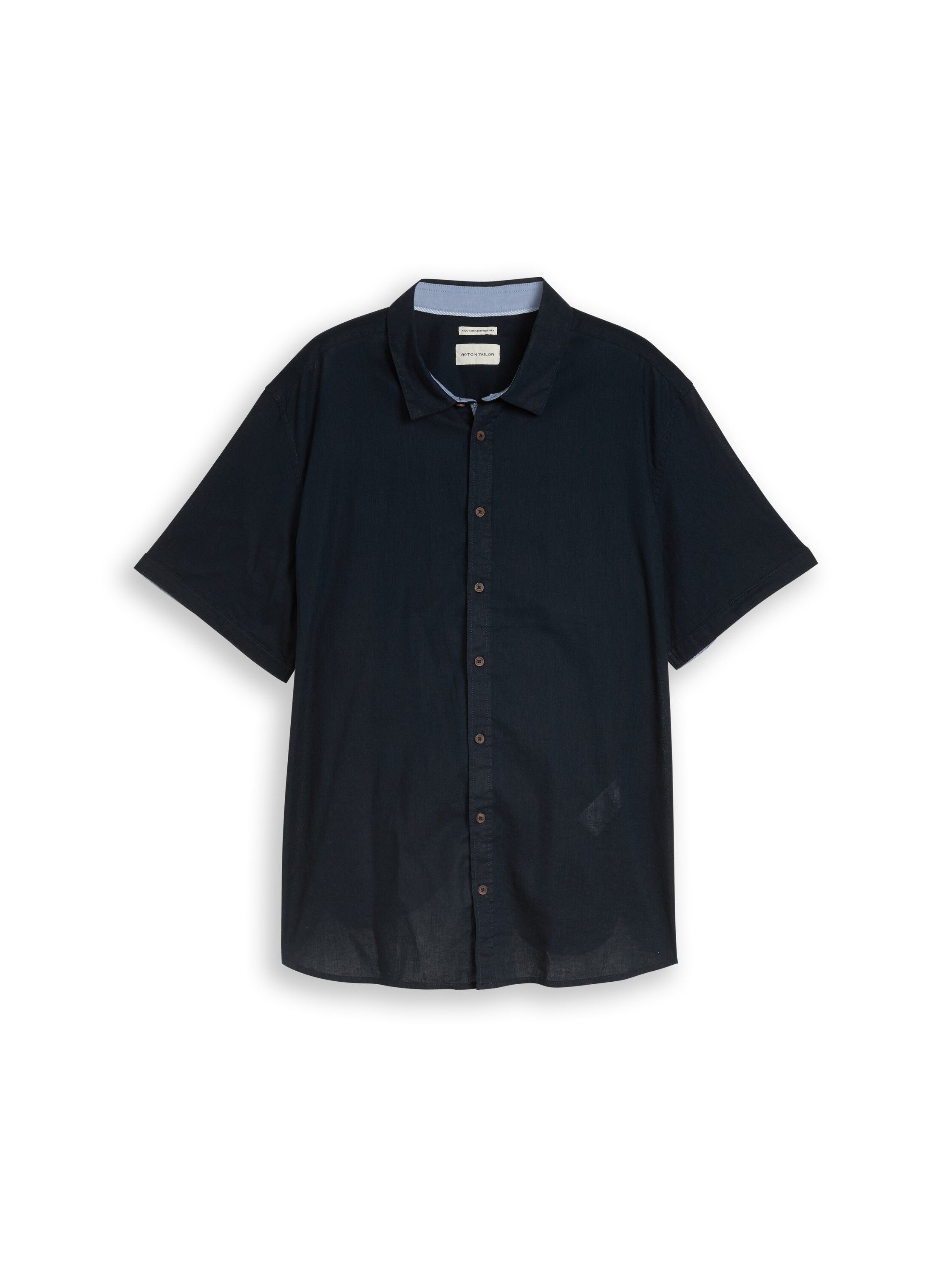 TOM TAILOR PLUS Leinenhemd aus Leinen - Große Größen