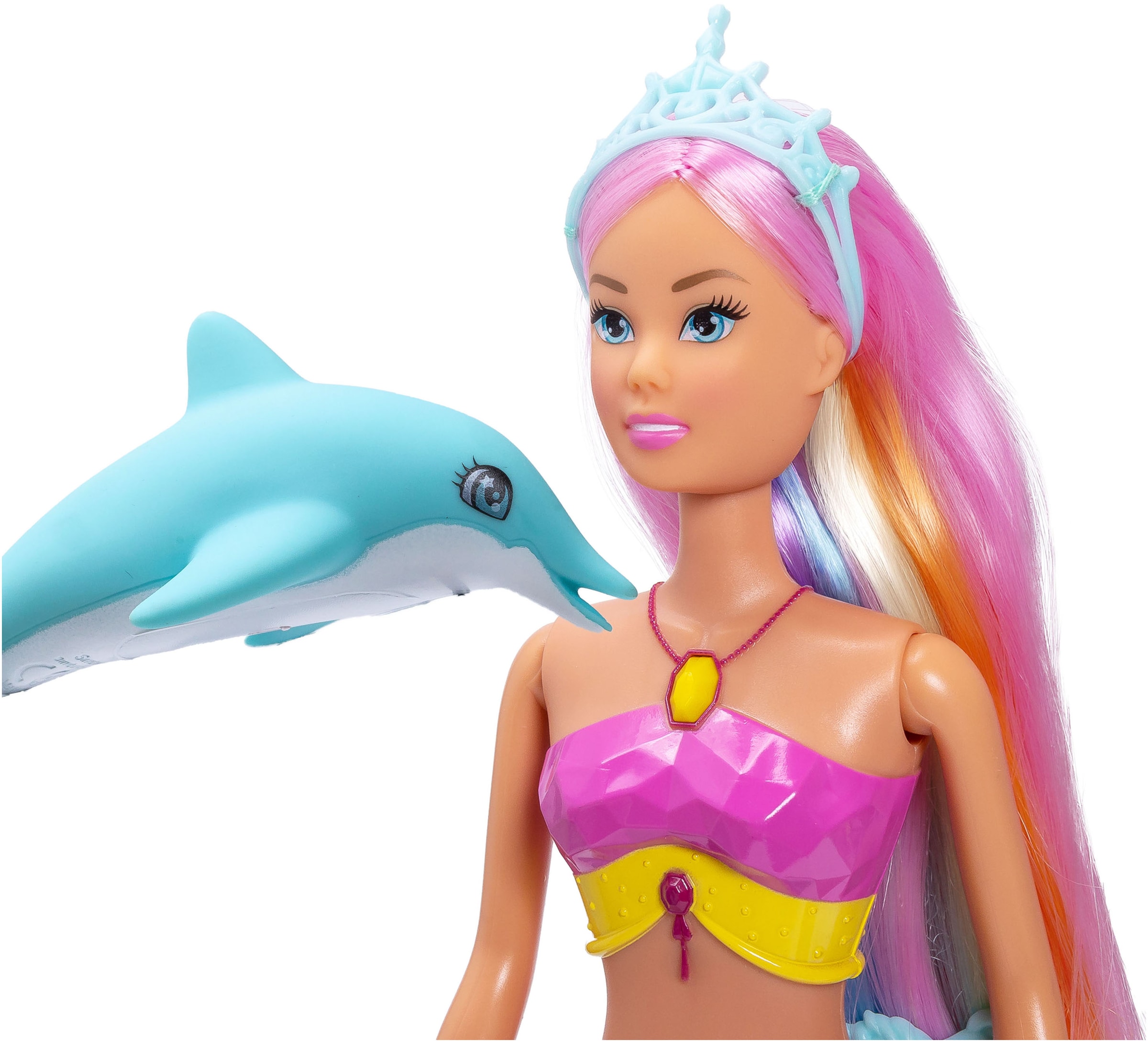 SIMBA Anziehpuppe »Steffi Love, Mermaizing« mit leuchtender Schwanzflosse