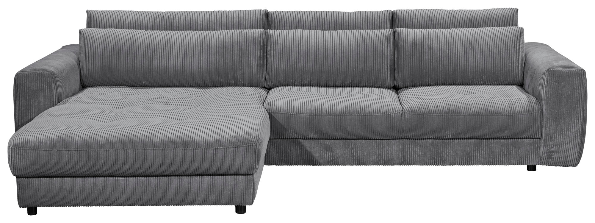ED EXCITING DESIGN Ecksofa »Barura L-Form«, mit 3 Nierenkissen