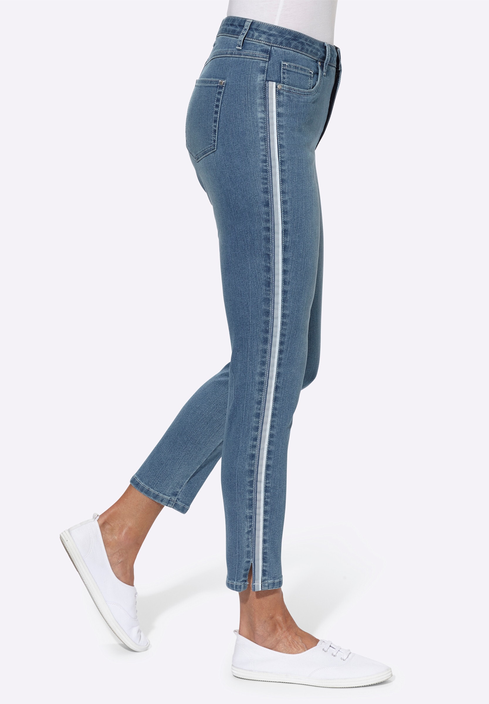 Witt 5-Pocket-Jeans »7/8-Jeans 7/8-Jeans leichte Used-Optik«
