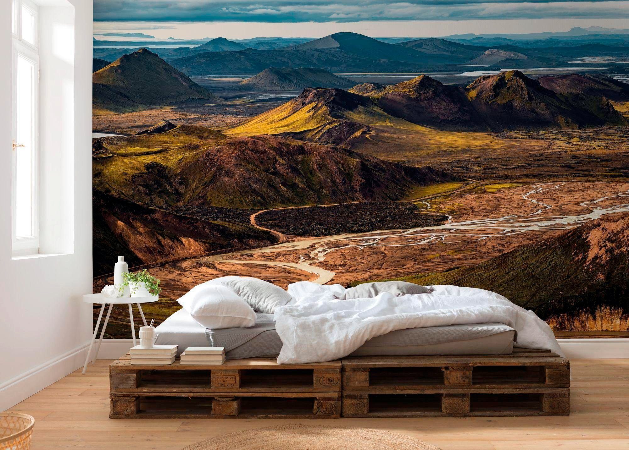 Komar Vliestapete »Digitaldruck Vlies - Urwelten - Größe 400 x 250 cm«, bedruckt, Wohnzimmer, Schlafzimmer