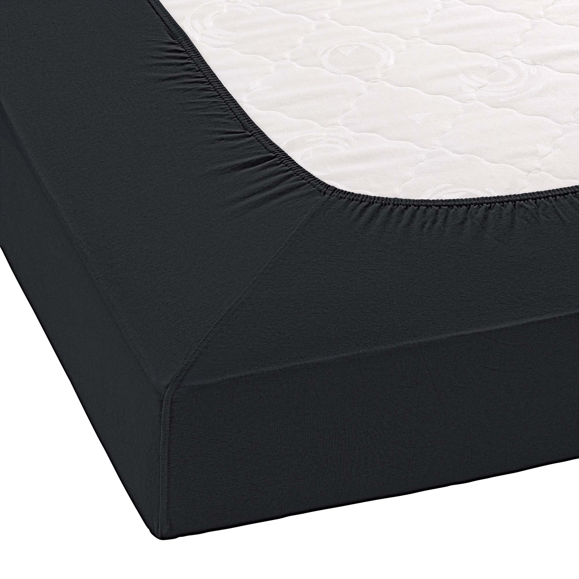 Janine Spannbettlaken »MAKO-FEINJERSEY 5007« aus 100% Baumwolle, für Matratzen bis 26 cm Höhe