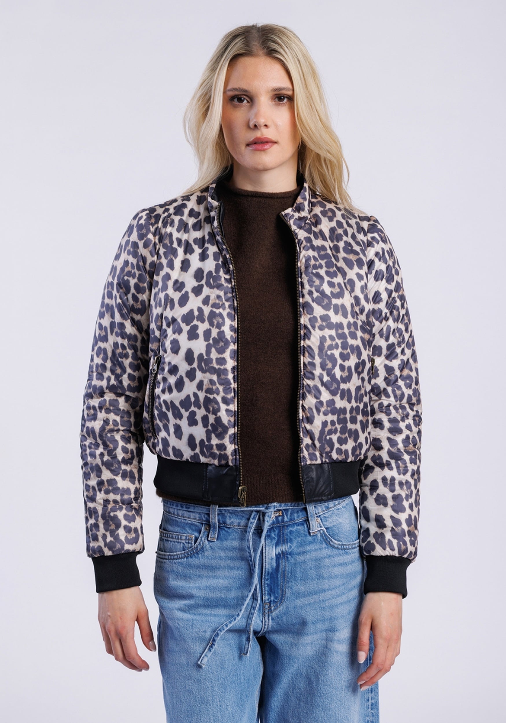 Freaky Nation Lederjacke »Leo Star-FN«