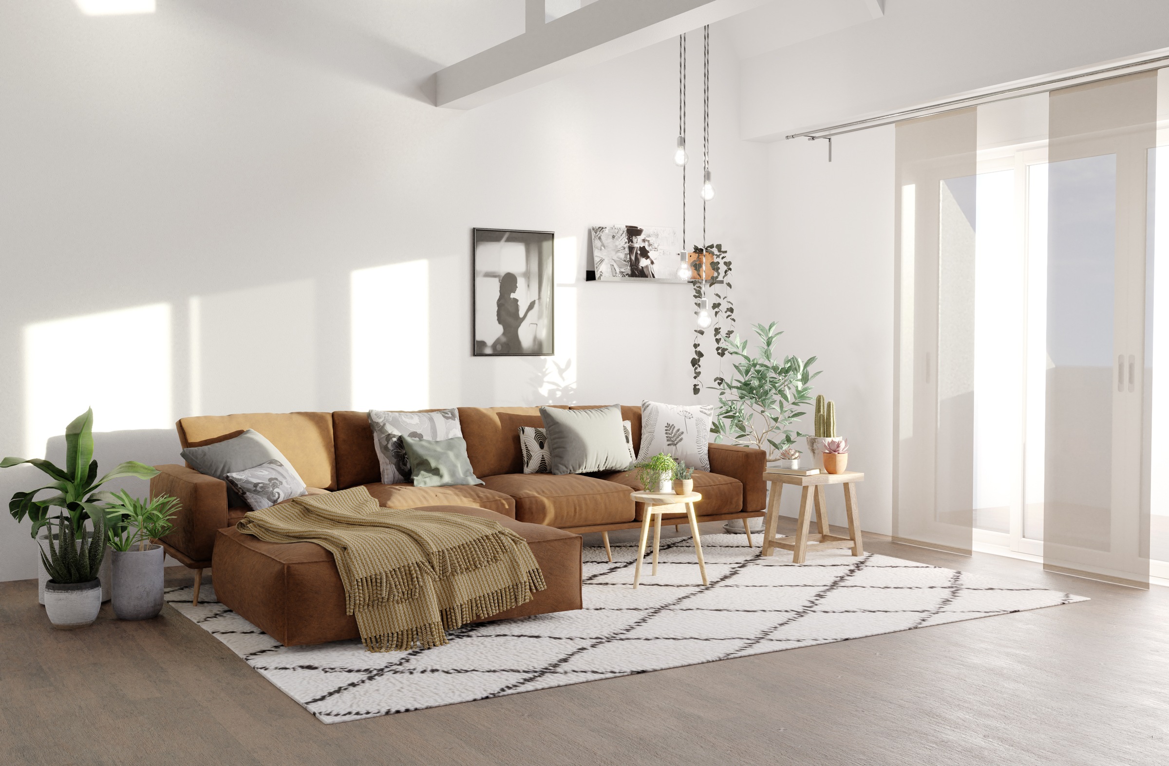 HOMING Schiebegardine »Manhattan« Stangendurchzug 1 Stk. tlg. Flächenvorhang