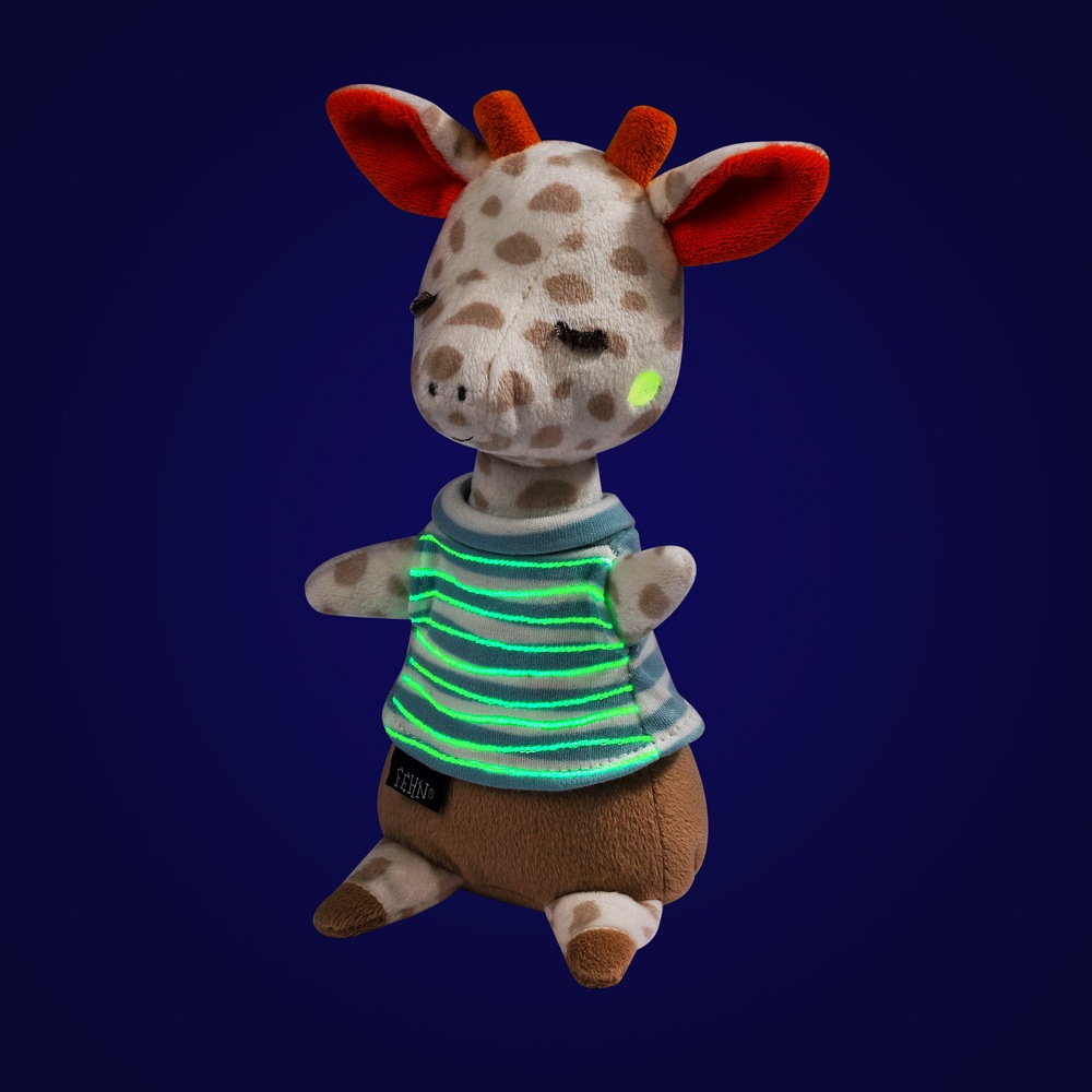 Fehn Kuscheltier »Gute Nacht, Giraffe«, mit Tragetasche und Glow-in-the-dark-Bestickung