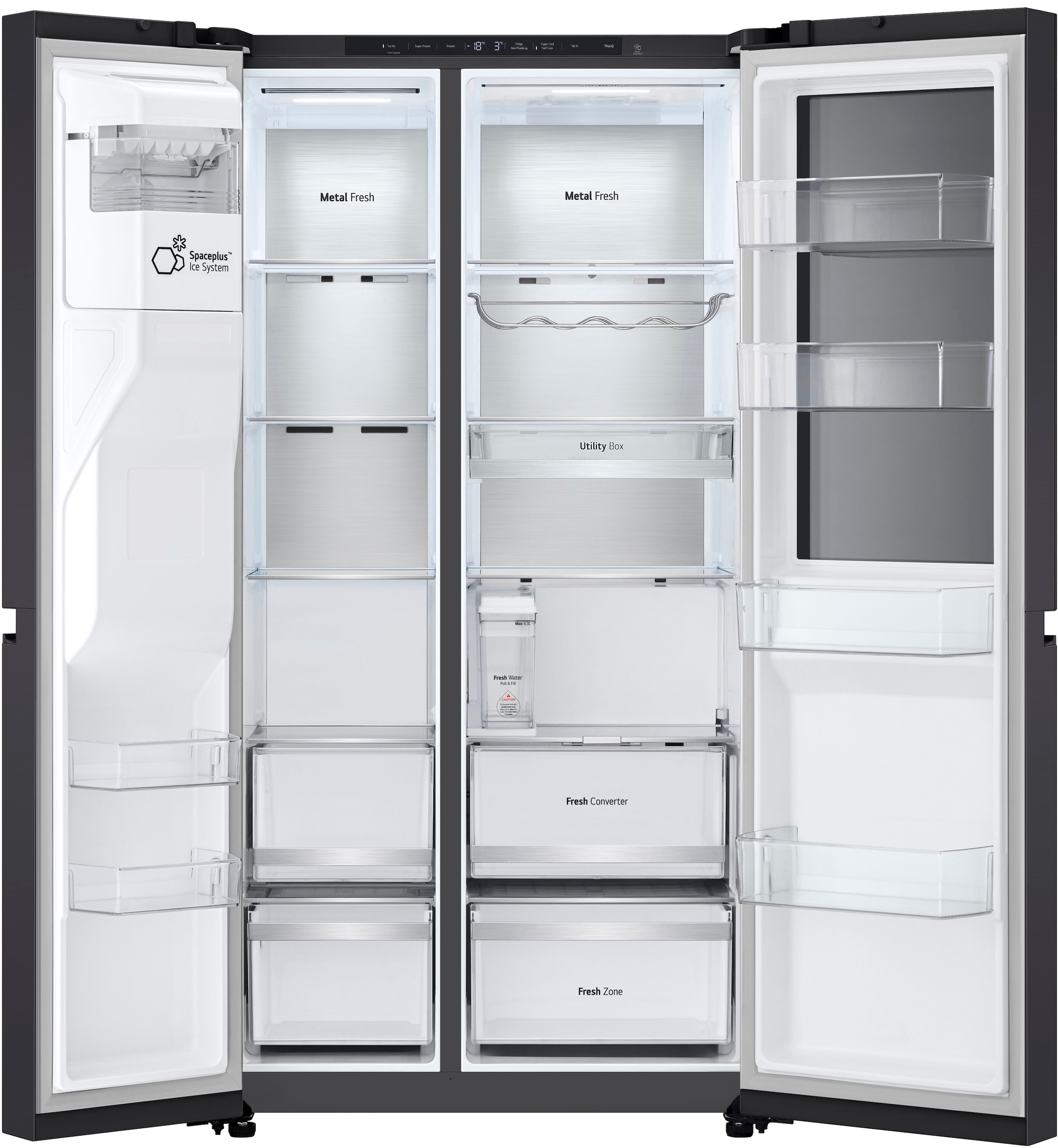 LG Side-by-Side »GSGE91EVAC« 179 cm hoch 91,3 cm breit