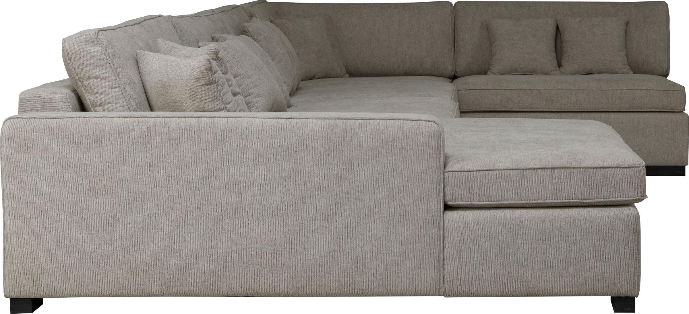 Home affaire Wohnlandschaft »Skara XXL U-Form« Lounge-Sofa XXL mit Federkern-Polsterung, in vielen Bezugsvarianten