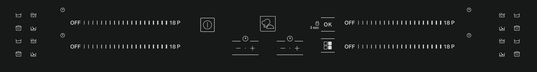 BAUKNECHT Backofen-Set »BAKO 820 Pyro Steam« mit 1-fach-Teleskopauszug FlexiClean - zwei mühelose Reinigungsfunktionen (Pyrolyse & Hydrolyse) je nach Bedarf Set, 2 Stk. tlg. GentleSteam - für ein saftiges Inneres und ein knuspriges Äußeres
