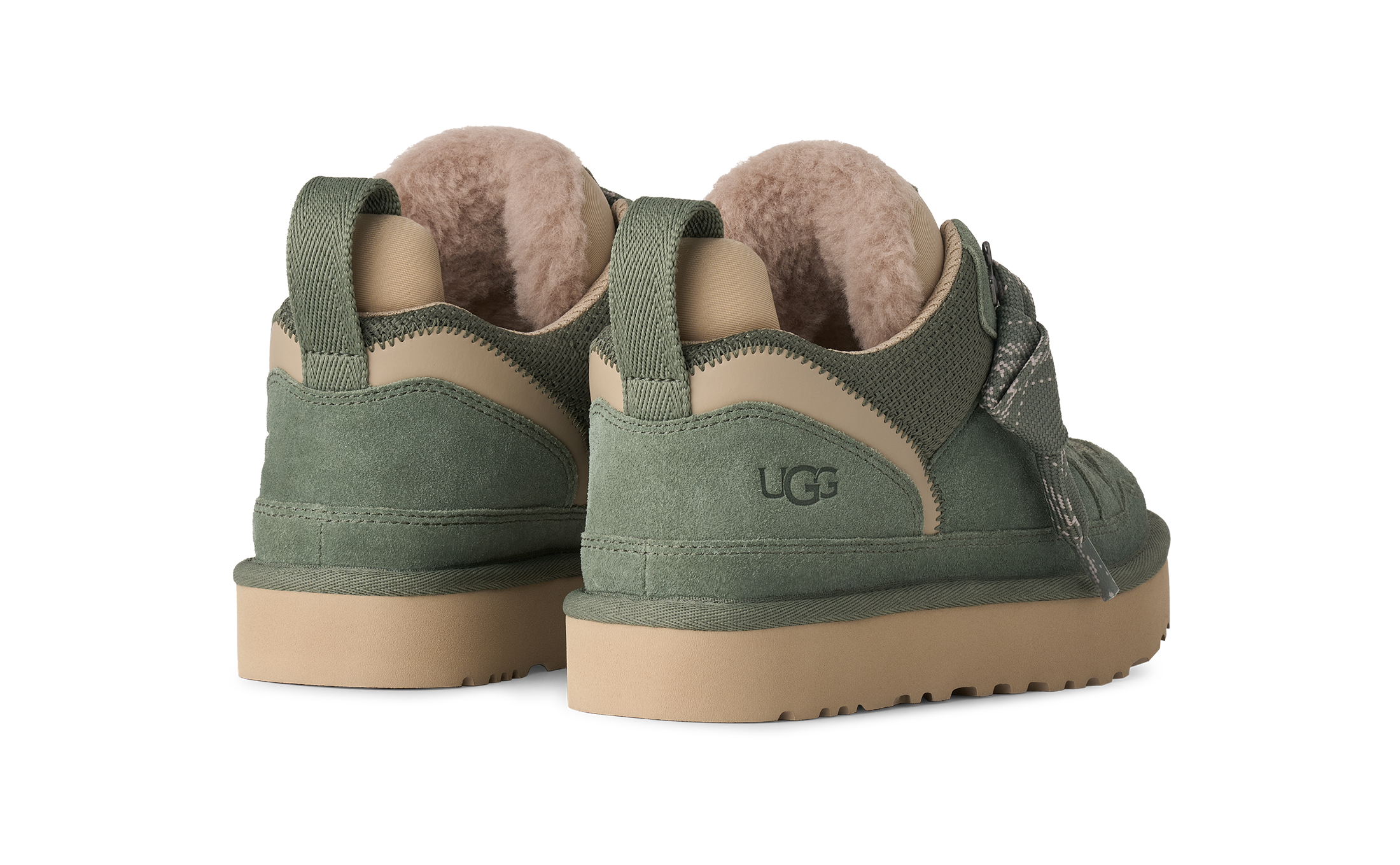 UGG Sneaker »W LOWMEL«  Schnürboots, lässiger Winter Sneaker mit auffälligen Schnürsenkeln