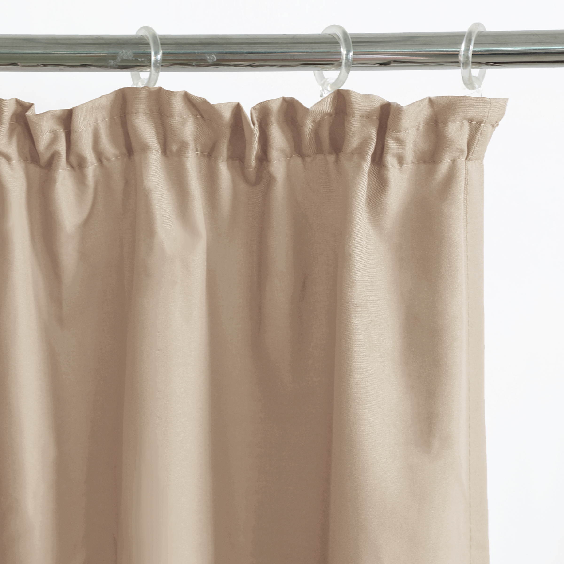 OTTO home Vorhang »Raja, Gardinen mit Kräuselband, Vorhänge Wohnzimmer« Kräuselband 2 Stk. tlg. 2er-Set, Bestseller, einfarbig, modern, pflegeleicht, Mikrofaser