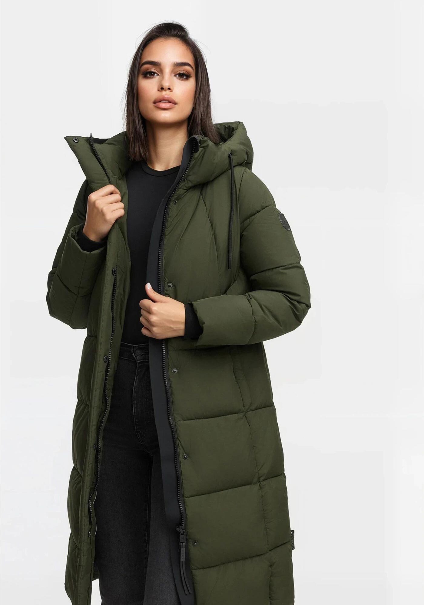 Marikoo Winterjacke »Marikoo TABIAA XVI Steppmantel N099«