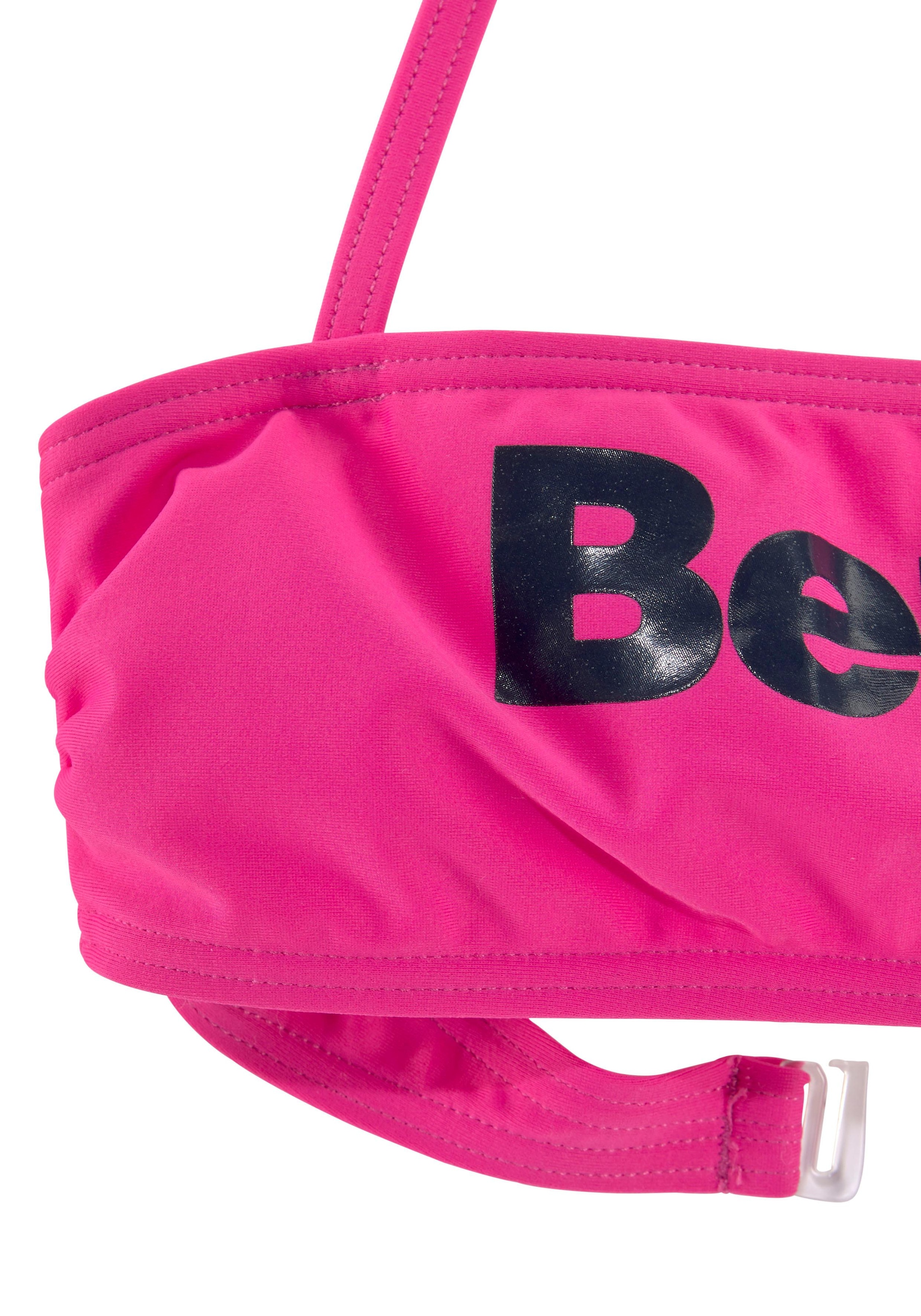 Bench. Bandeau-Bikini, mit großem Logoprint