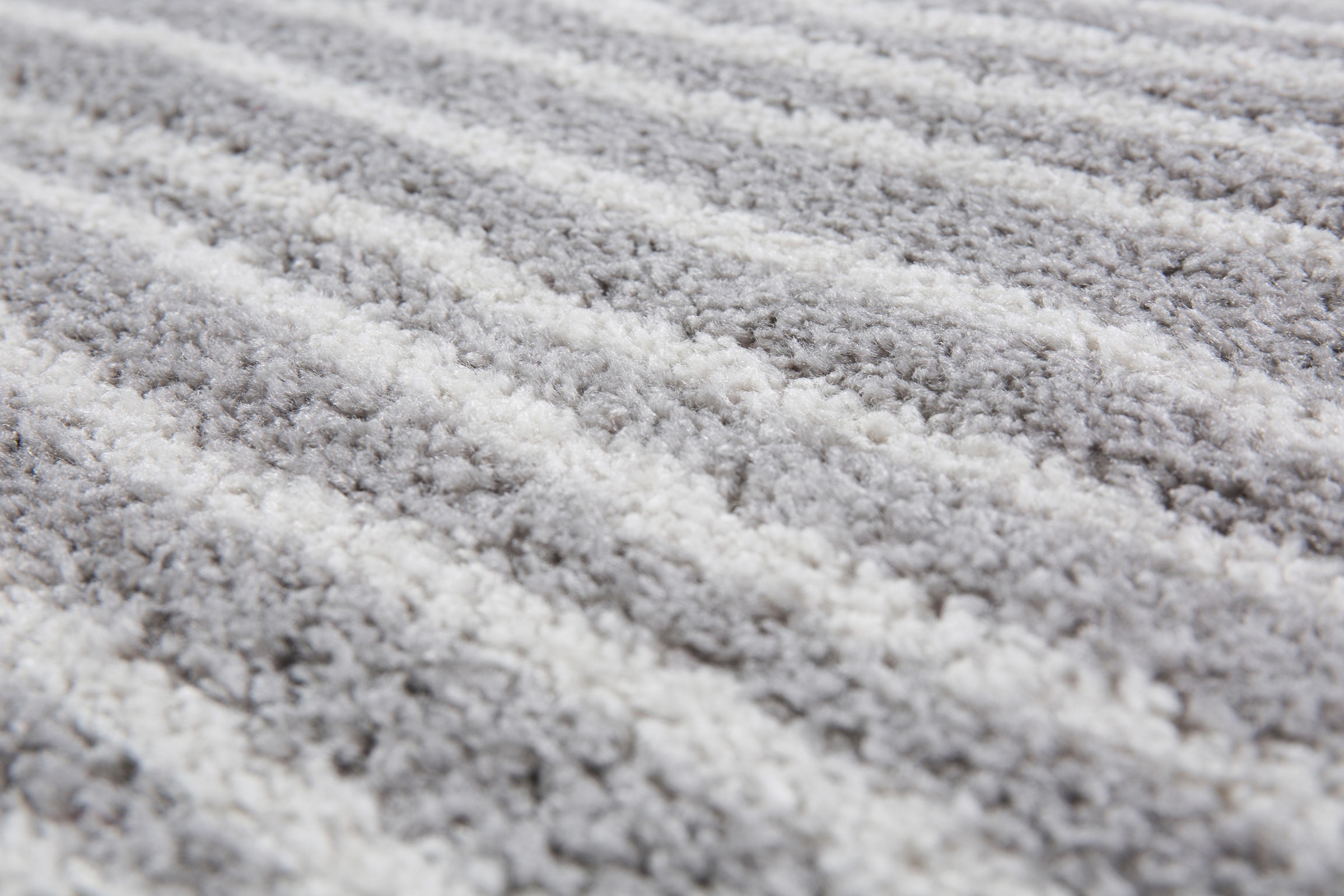 Andiamo Teppich »Bolonia 562«, rund, 6 mm Höhe, Kurzflor, gewebt, gestreift, ideal im Wohnzimmer & Schlafzimmer