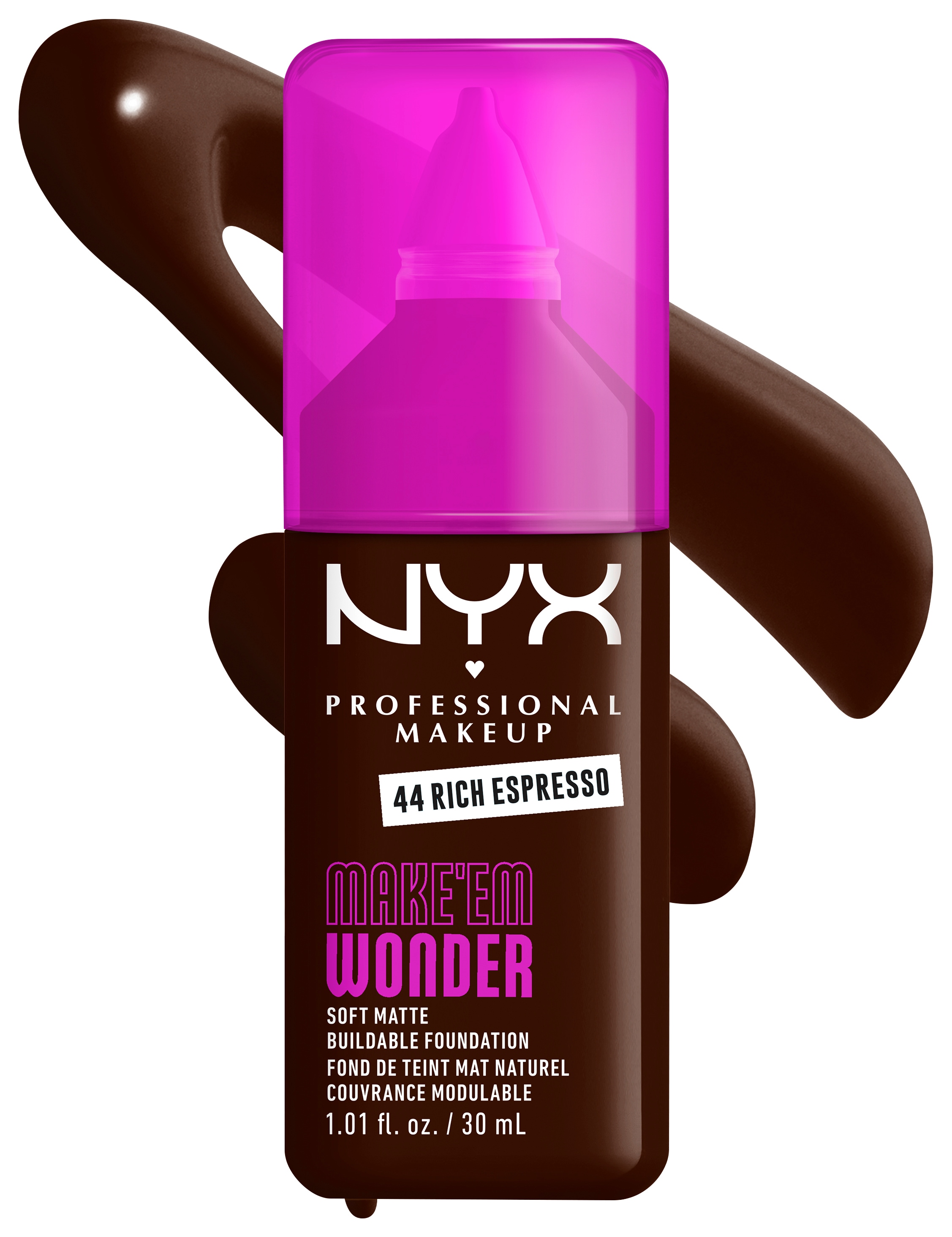 NYX PROFESSIONAL MAKEUP »MAKE 'EM WONDER FOUNDATION« perfekter No-Makeup-Makeup-Look bis zum Full Glam