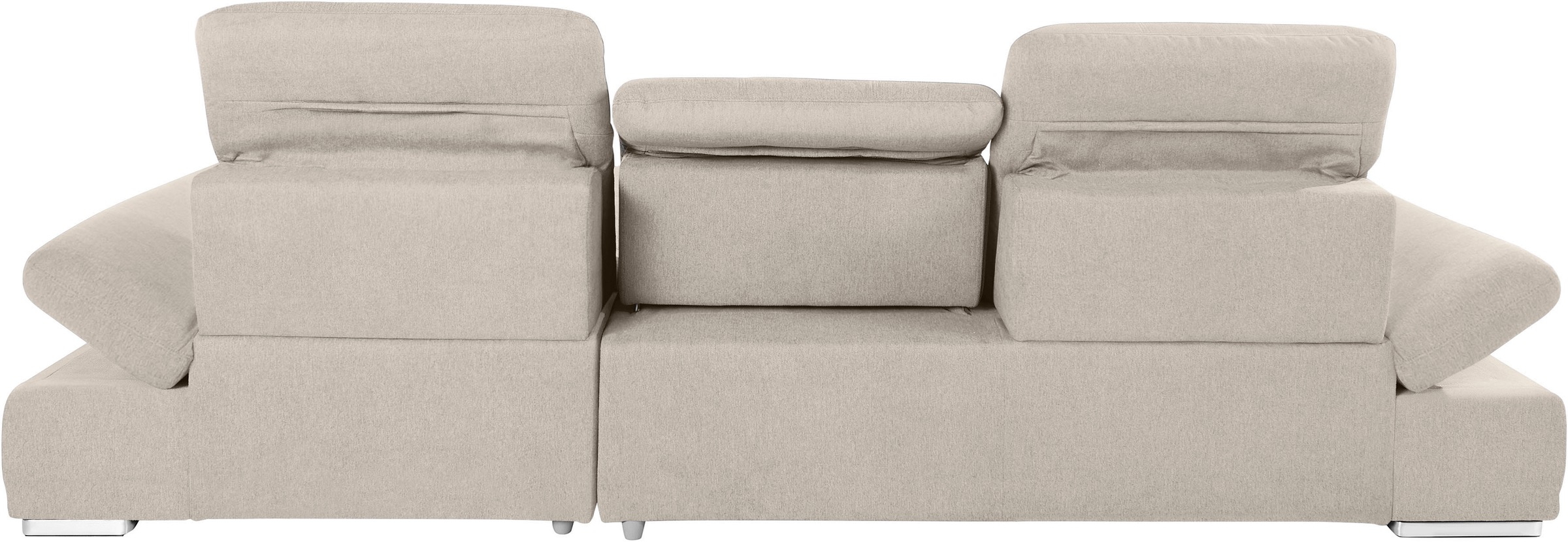 COTTA Ecksofa »Holiday L-Form mit Sitztiefen-, Armteil- und Kopfteilverstellung«, wahlweise mit Bettfunktion & Bettkasten