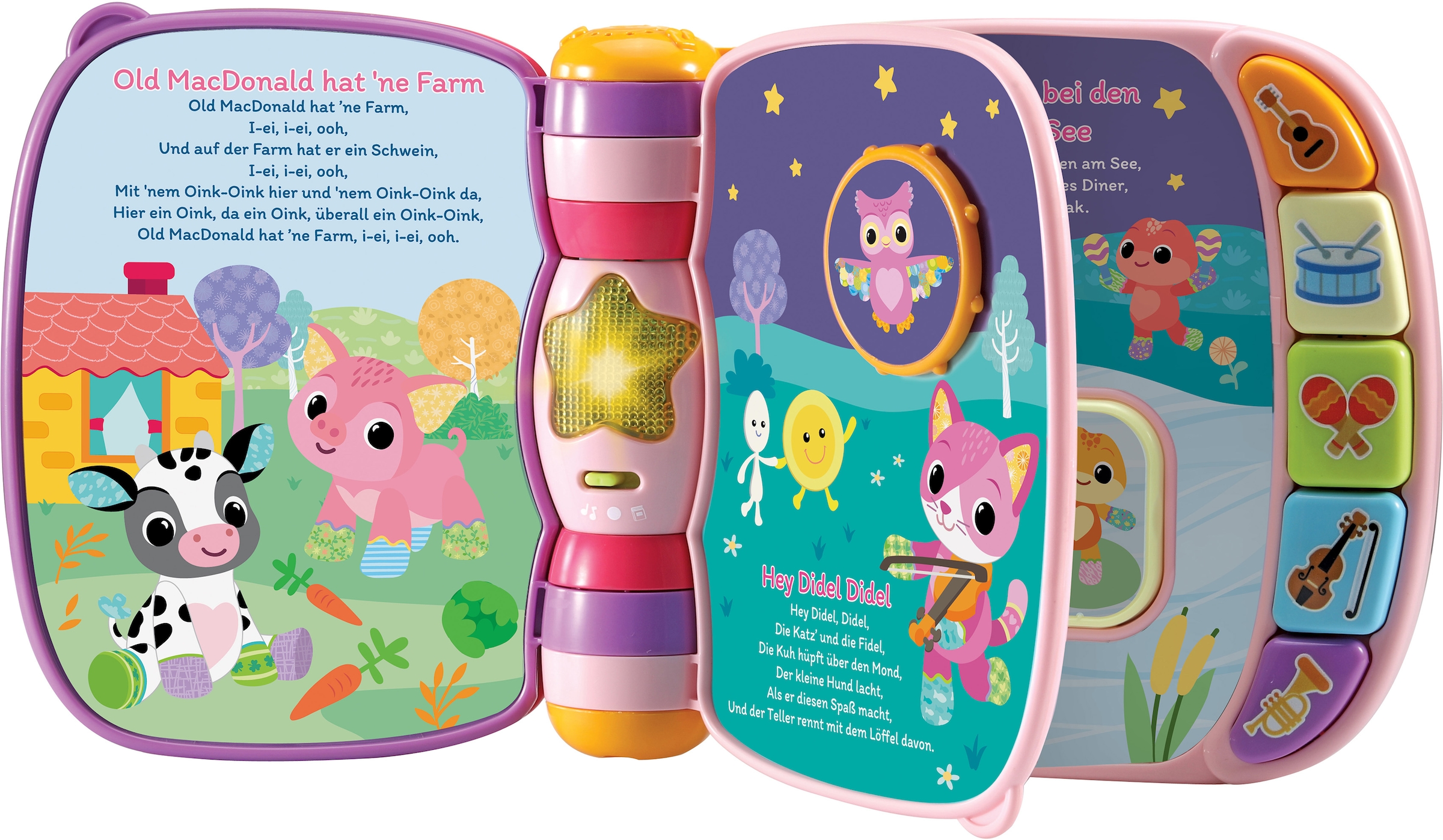 Vtech® Buch »VTechBaby, Mein erstes Liederbuch, rosa«, mit Licht und Sound