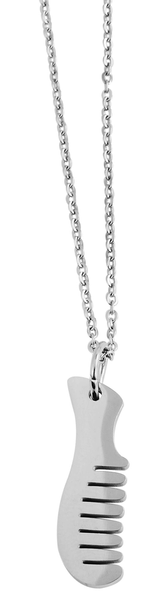 Adelia´s Gliederkette »Unisex Halskette aus Edelstahl mit Jade 43+5«