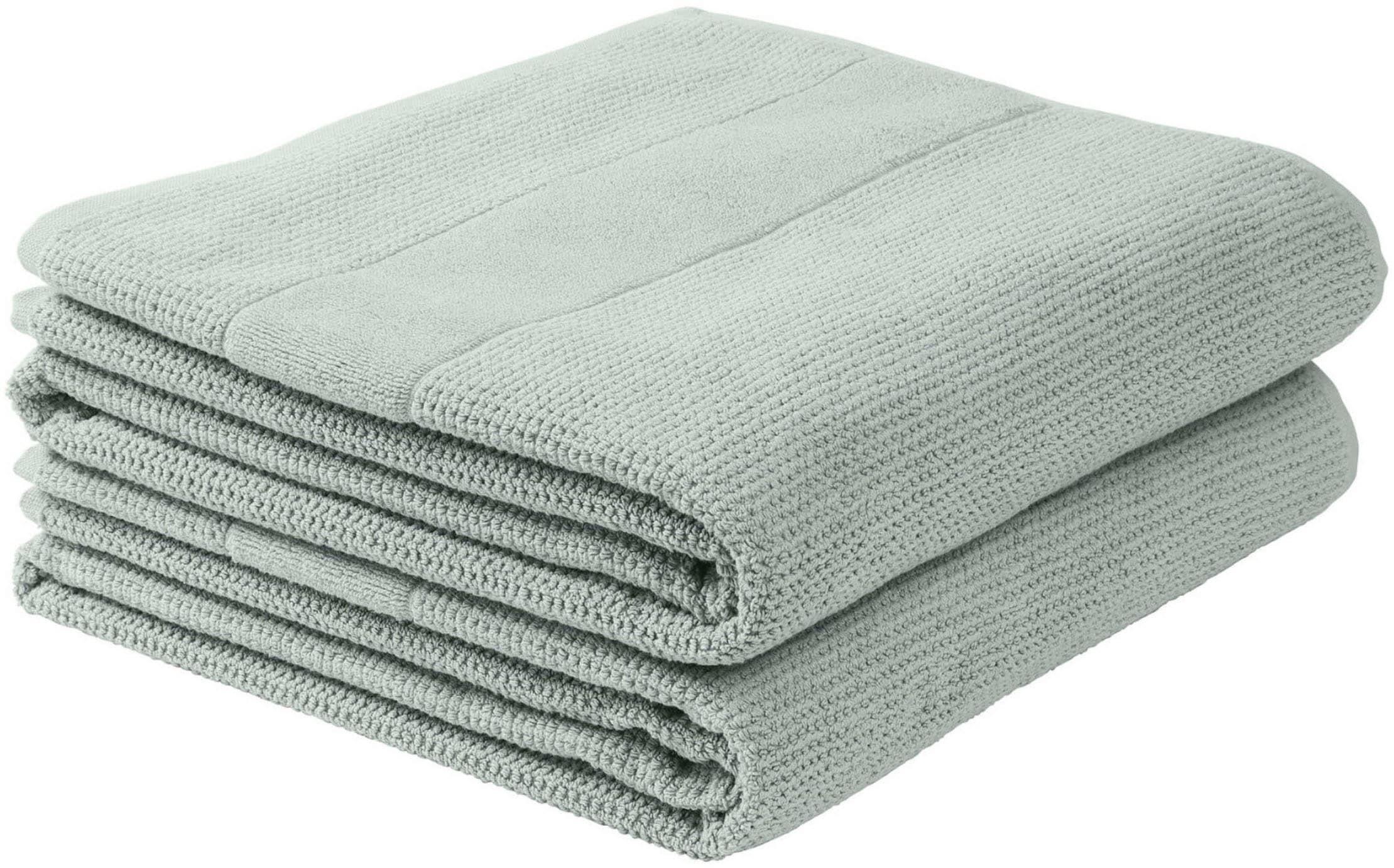 Schiesser Handtücher »Turin im 4er Set aus 100% Baumwolle«, (2 St.),  Reiskorn-Optik, MADE IN GREEN by OEKO-TEX®-zertifiziert online bei OTTO | Badetücher