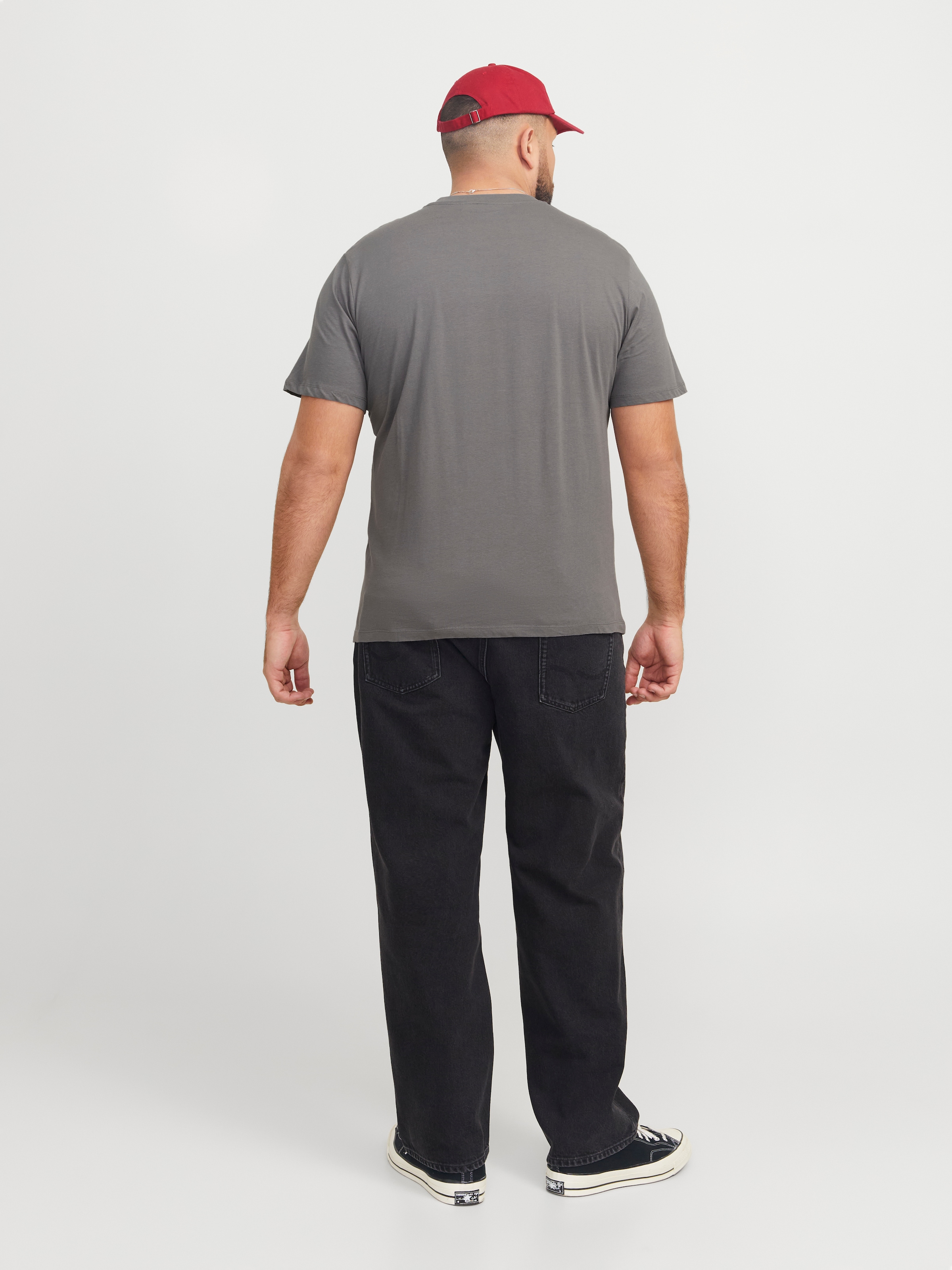 Jack & Jones PlusSize T-Shirt »JJEBRADLEY TEE SS NOOS PLS«, mit Rundhalsausschnitt