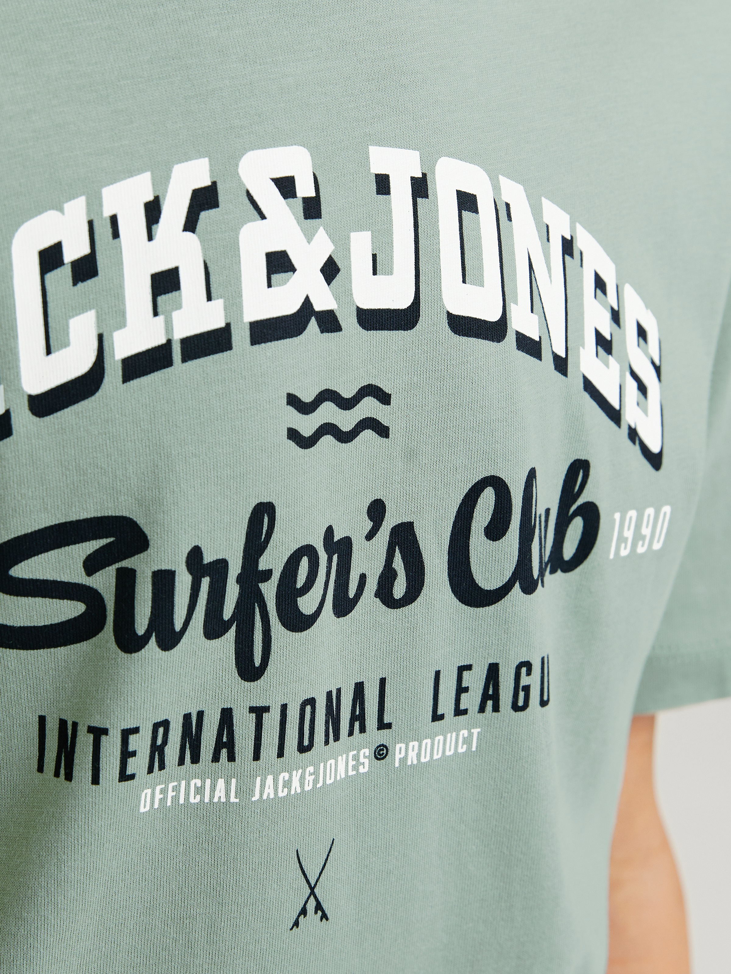 Jack & Jones Junior Rundhalsshirt »JJELOGO TEE SS O-NECK 2 COL S NOOS JNR«