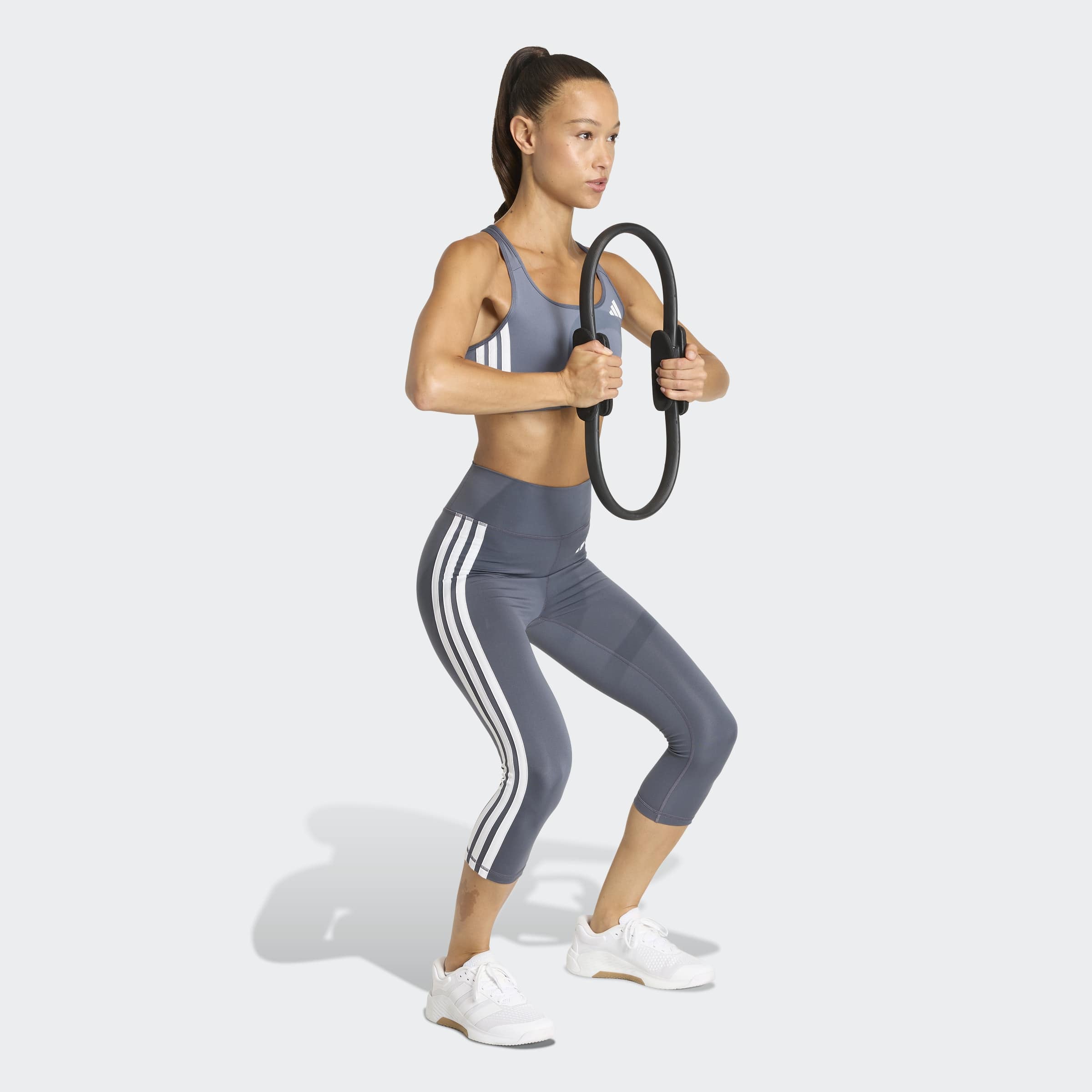 adidas Performance Trainingstights »OPTIME ESSENTIALS WORKOUT 3-STREIFEN 3/4 LEGGINGS«