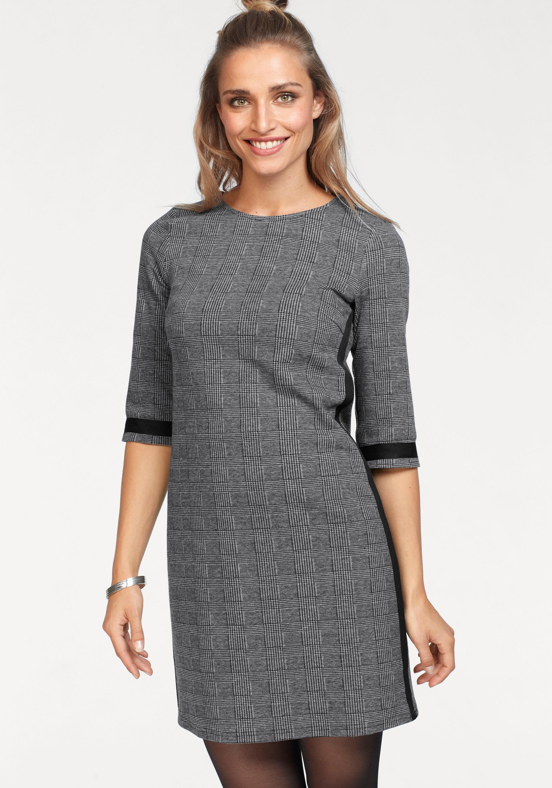 Aniston CASUAL Jerseykleid, im Karodessin