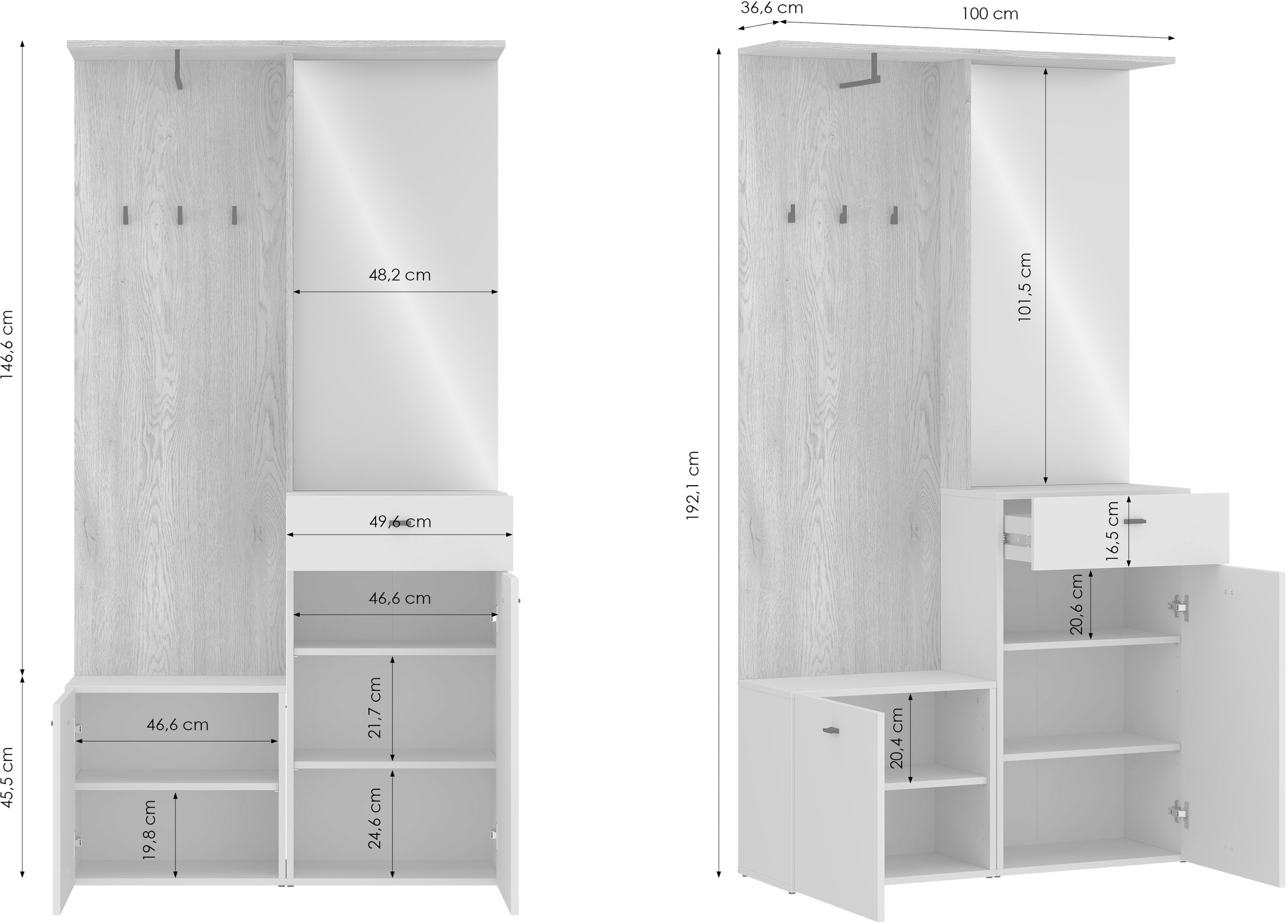 Home affaire Garderoben-Set »ROMEA«