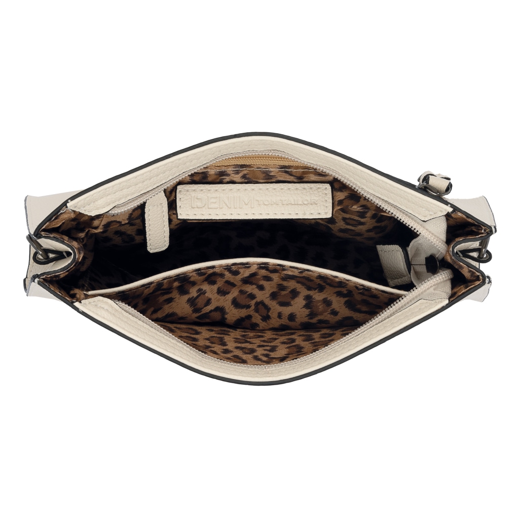 TOM TAILOR Denim Umhängetasche »Lennon« Damen Schultertasche, Handtasche mit abnehmbarer Metallkette