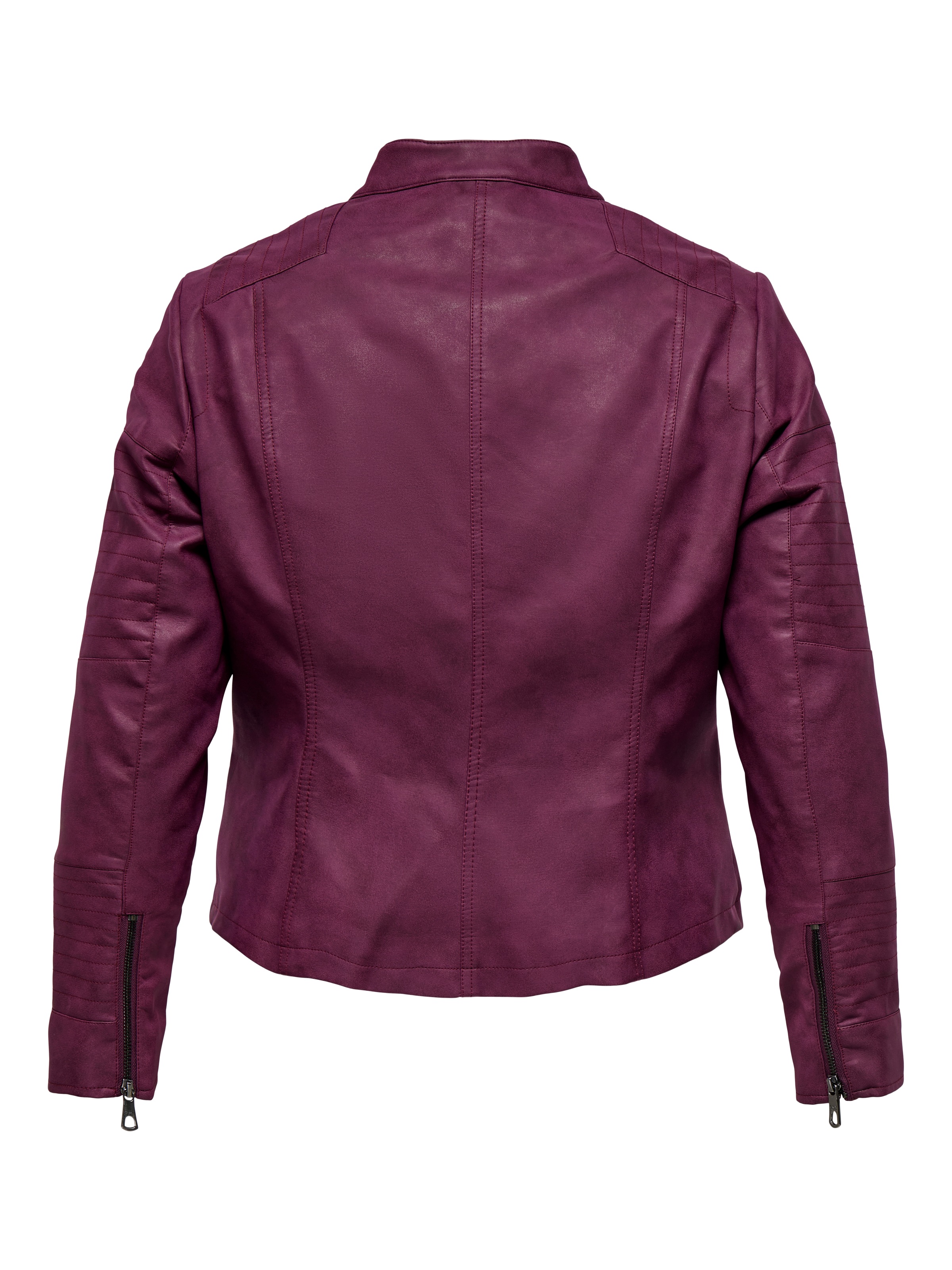 ONLY CARMAKOMA Lederimitatjacke »CARAVANA FAUX LEATHER BIKER OTW«, mit Biker-Details