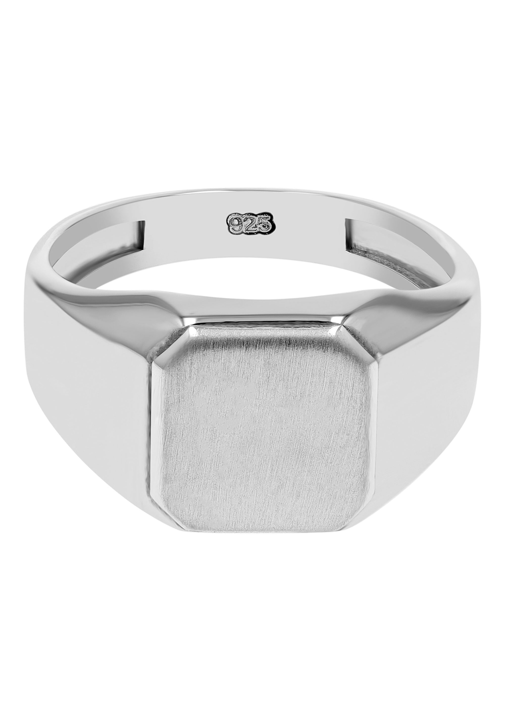 AKZENT Siegelring »"Phlox" aus 925 Sterlingsilber, rhodiniert, langlebig, Gr. 58-72«