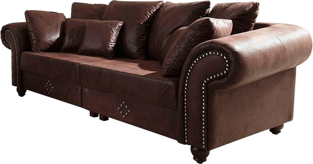 Home affaire Big-Sofa »King George Mega Sofa, viel Platz, Federkern«
