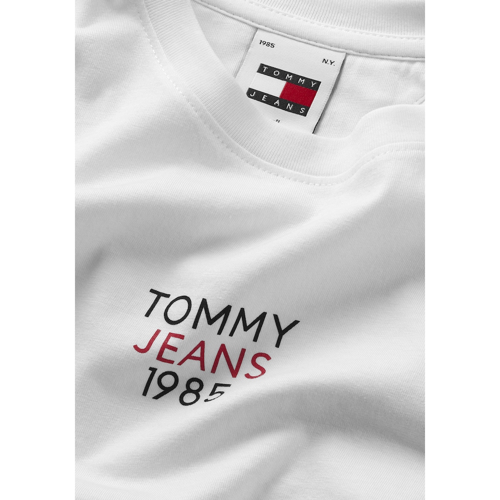 Tommy Jeans Langarmshirt »Slim Fit Essential Logo Longsleeve Shirt«