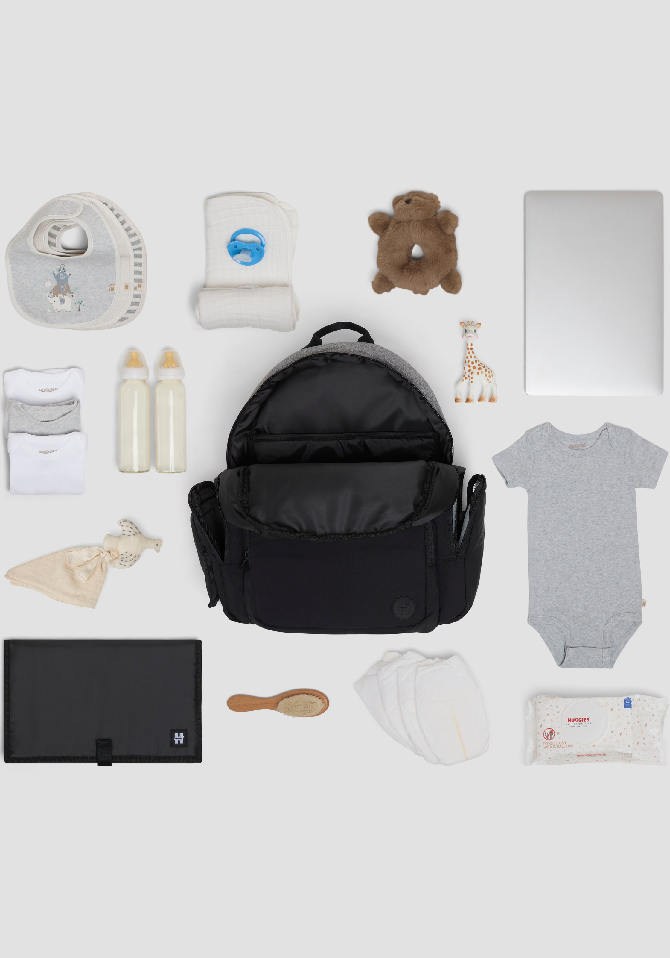 HUGGIES babywear Wickeltasche, inklusive Wickelunterlage, ohne abgebildete Accessories