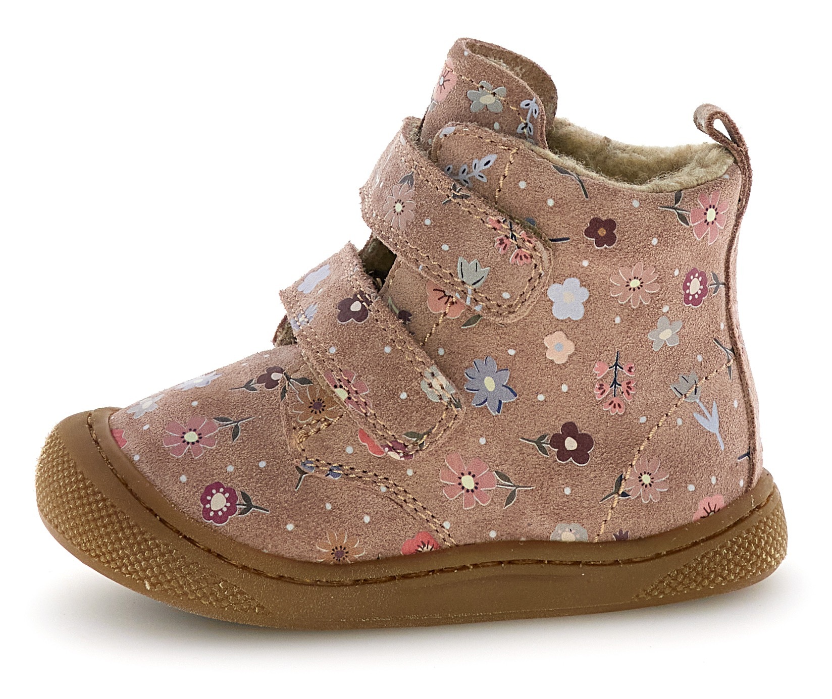 Naturino Lauflernschuh »Bubble Wide«  Klettstiefel mit Wollfutter, Größenschablone zum Download